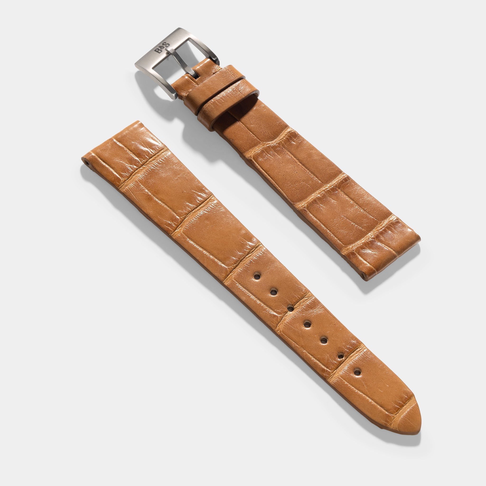 Strap for the Patek Philippe Calatrava - Honey Double-Sided Alligator