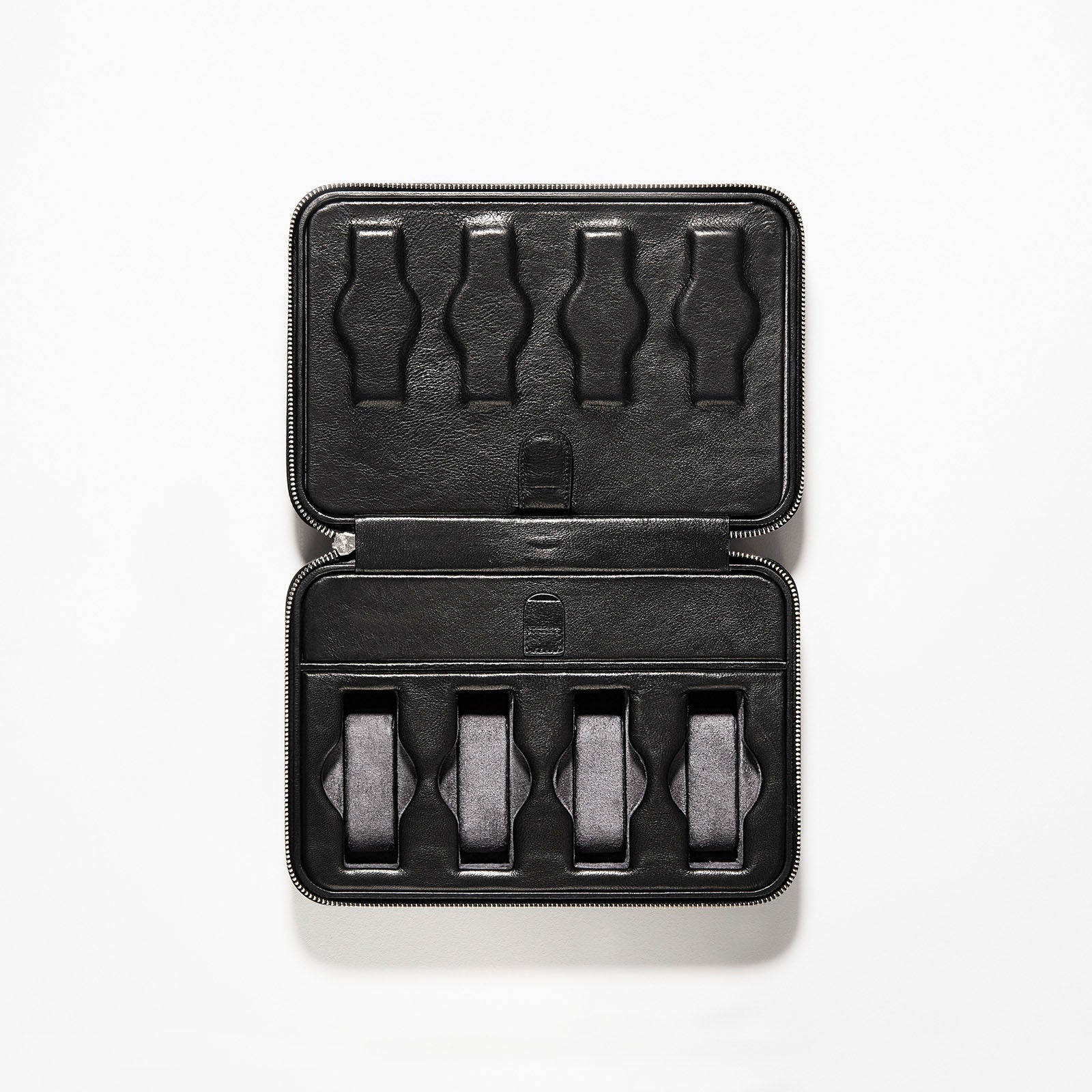 Black Luxury Leather Watch Box