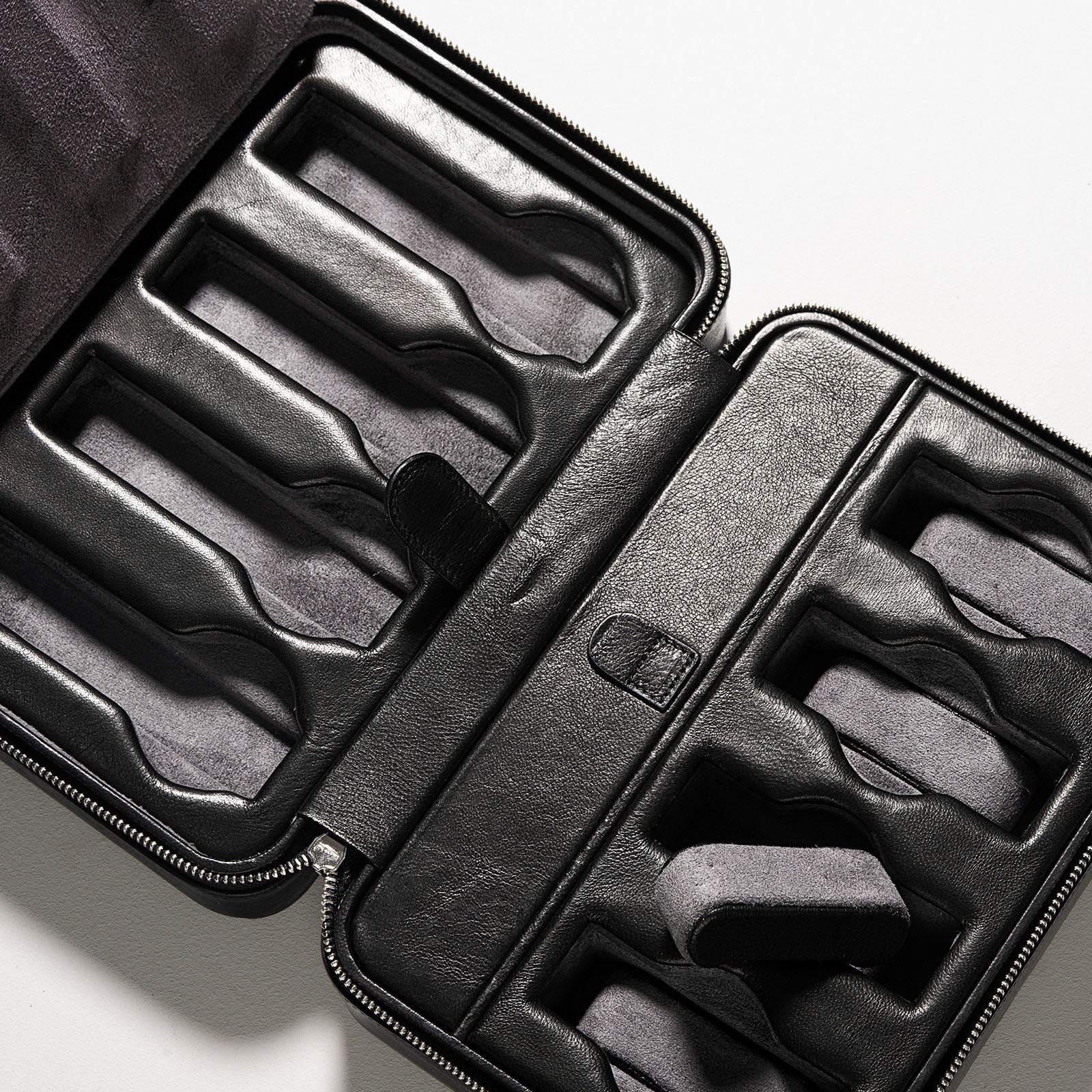 Black Luxury Leather Watch Box