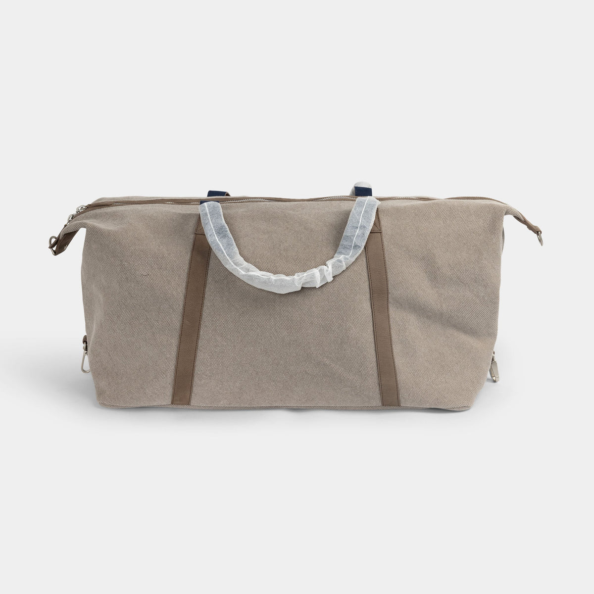 Rolex taupe grain canvas/ suede travel Bag