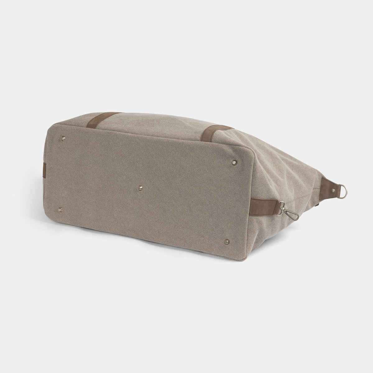 Rolex taupe grain canvas/ suede travel Bag