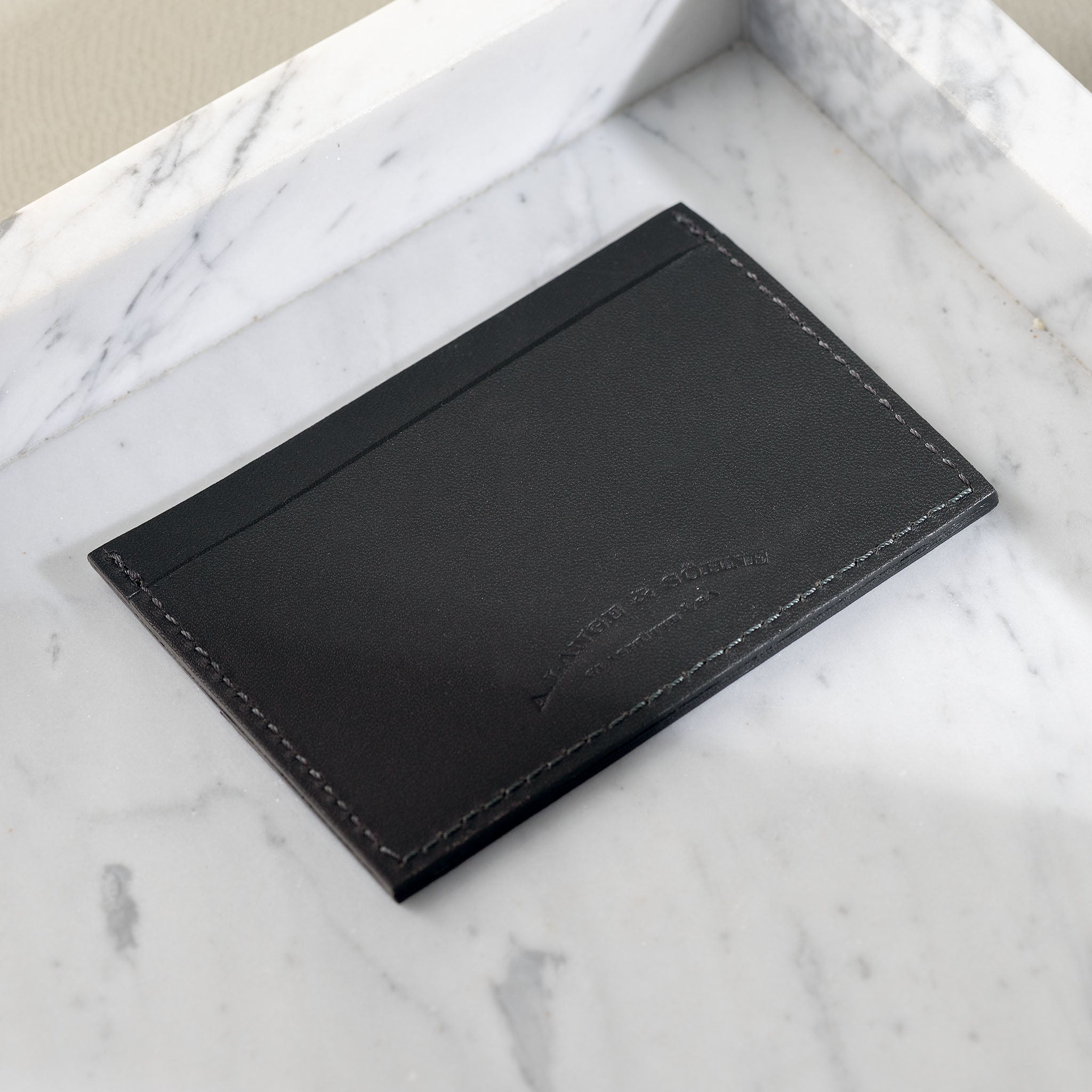 A.Lange & Söhne Black Leather Card Holder