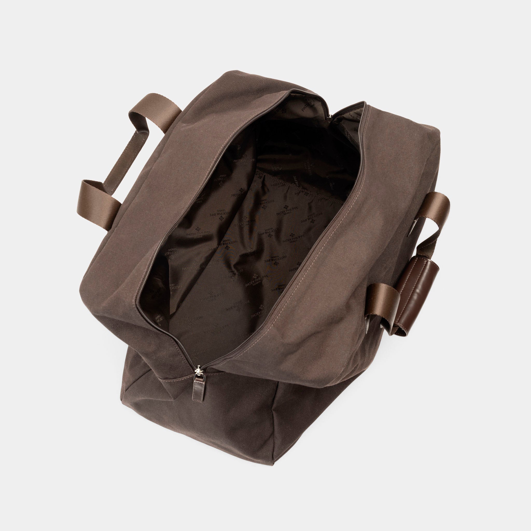 Patek Philippe Travel Bag in Brown Canvas