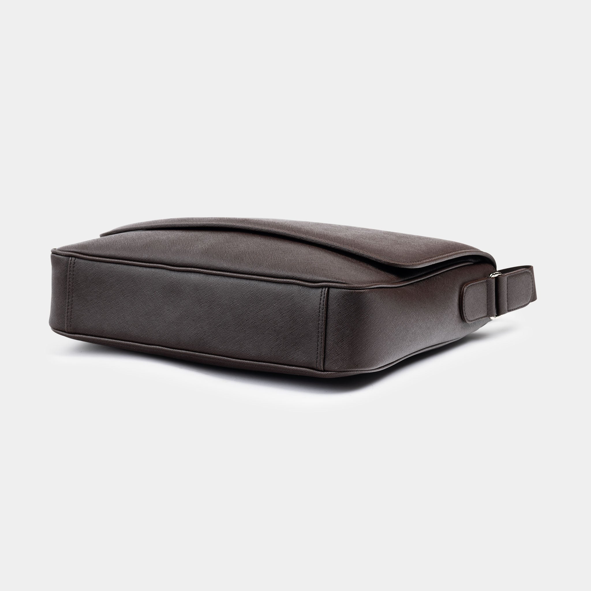 Patek Philippe Brown Epi Leather Messenger Bag
