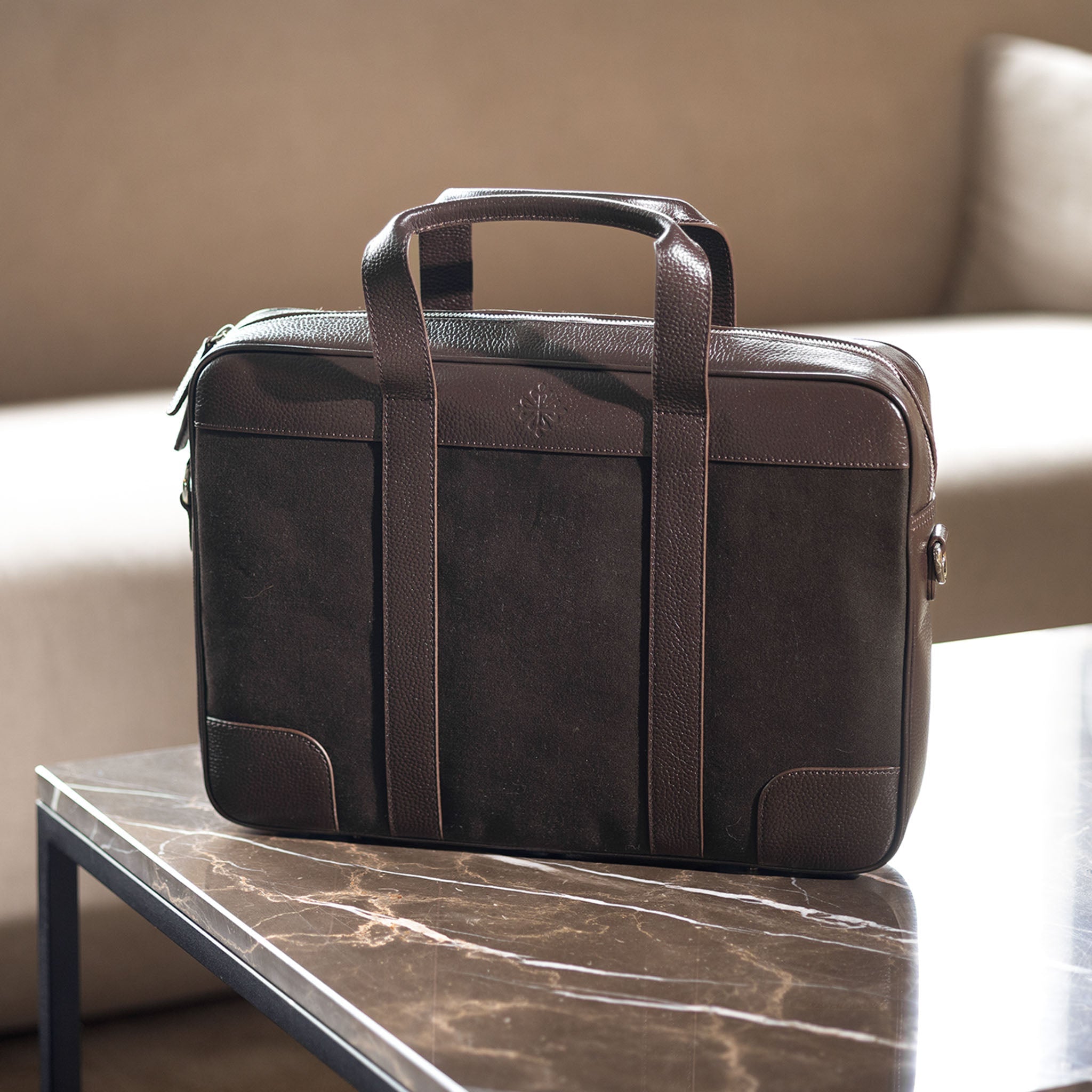 Patek Philippe brown Laptop Bag /Document Bag