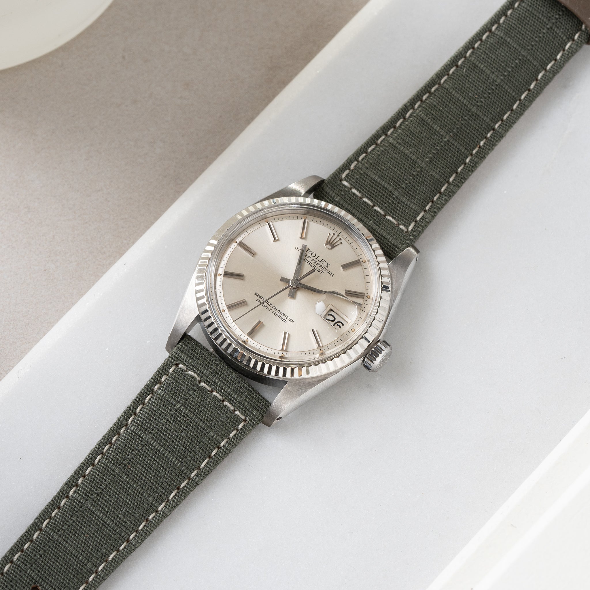 Strap for Rolex Datejust 1601 - The Olive Ripstop