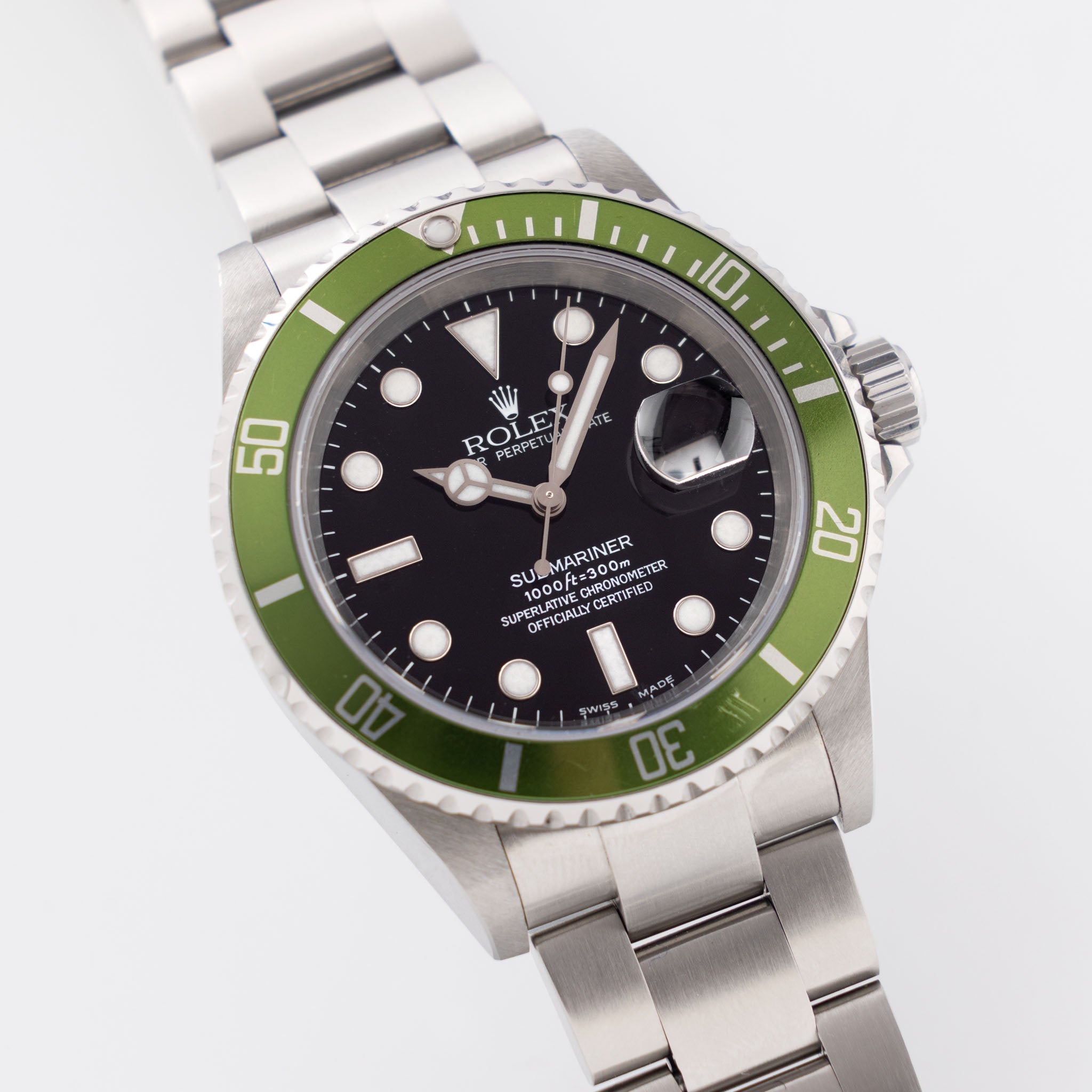 Rolex 16610 LV “Kermit” Flat 4 Box and Paper Set