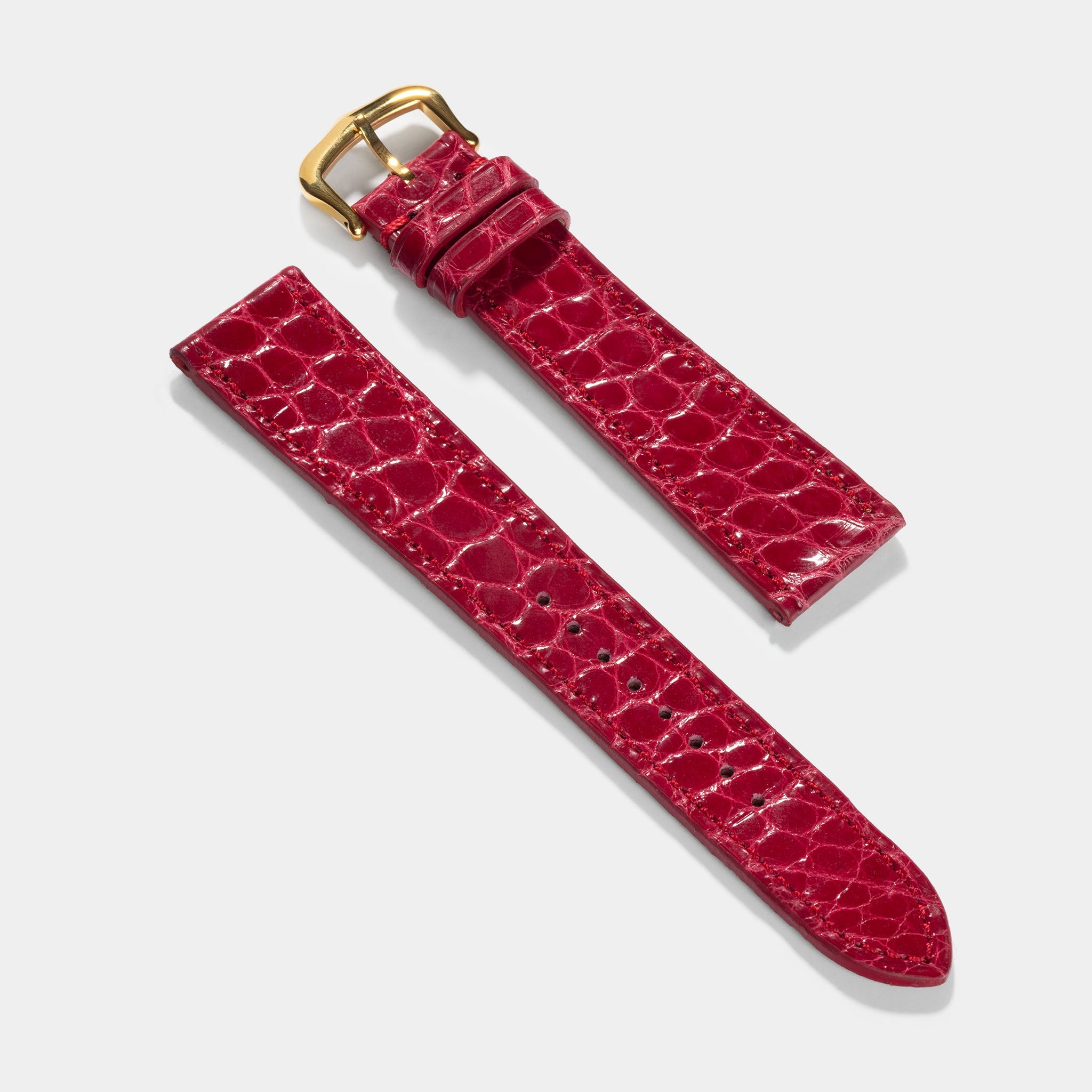 Strap for Cartier 17.5mm - The Red Alligator