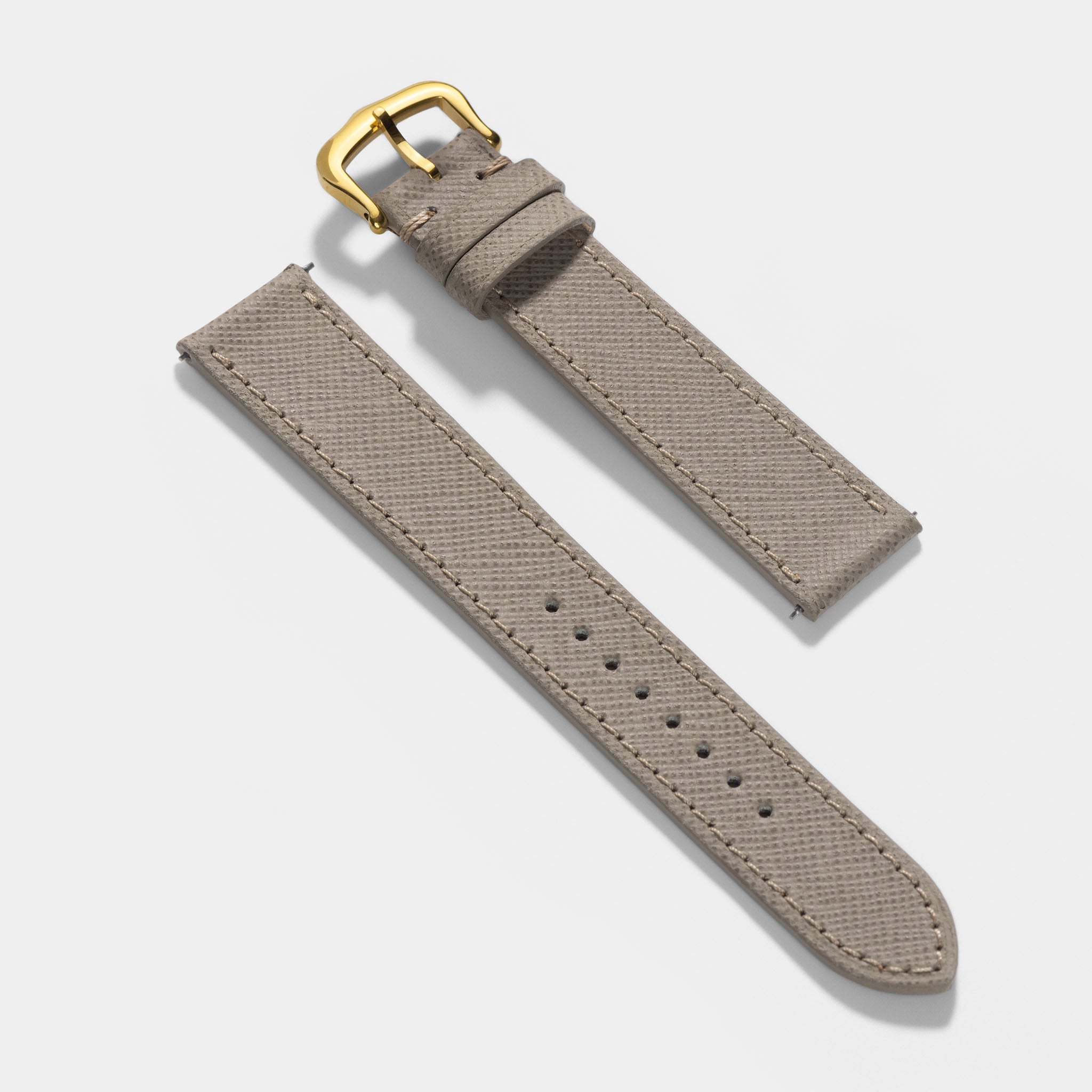 Strap for Cartier Tank Louis (2021-today) - Saffiano Taupe