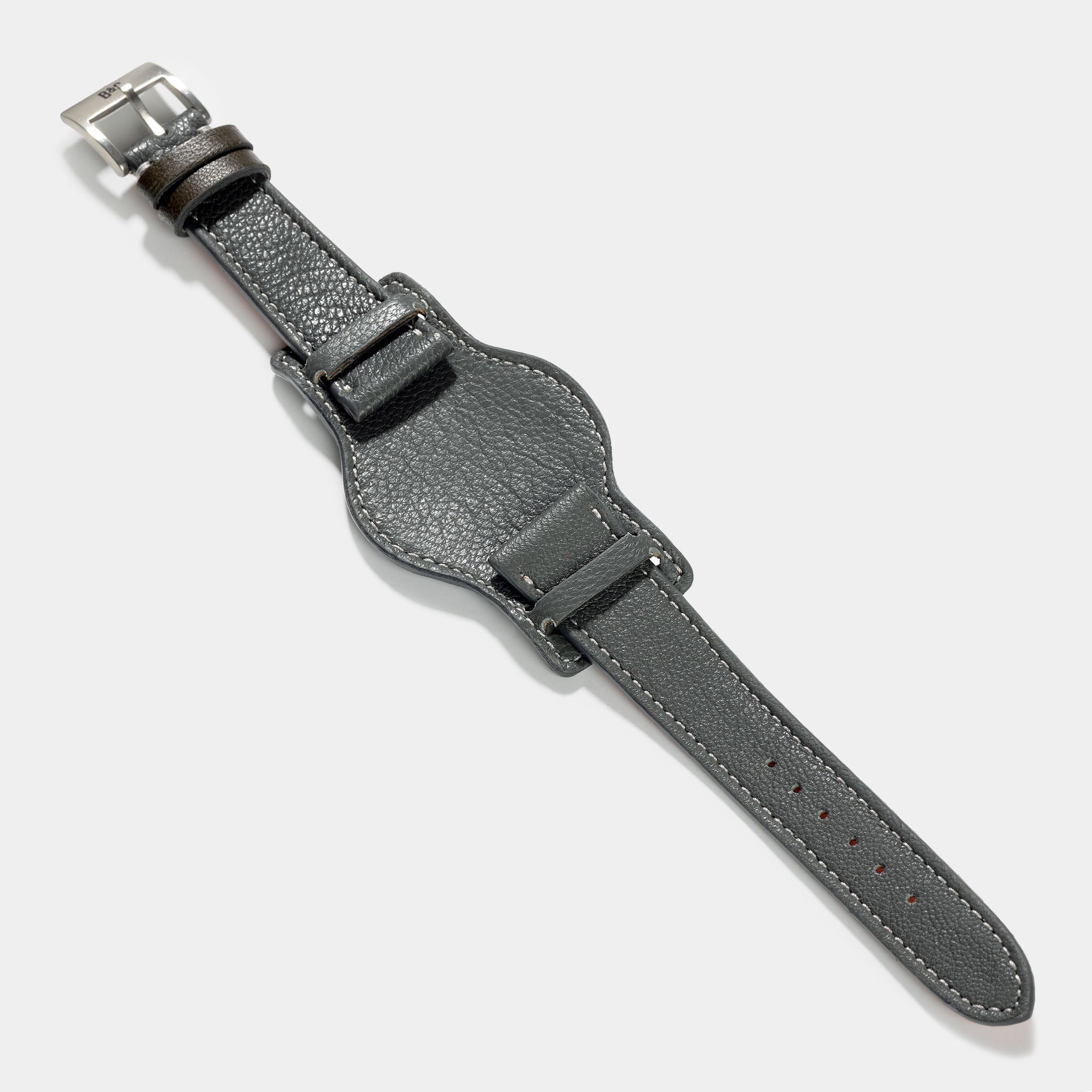 The Falco Bund Strap - Grey Goat Skin