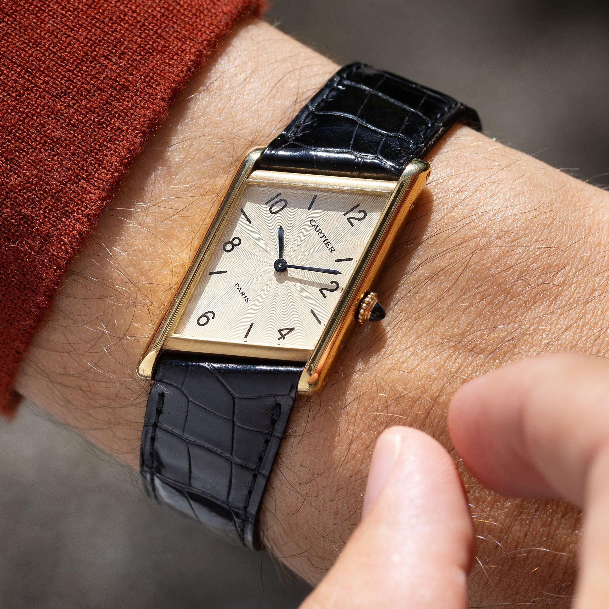 Cartier Tank CPCP Asymétrique in 18k yellow gold 