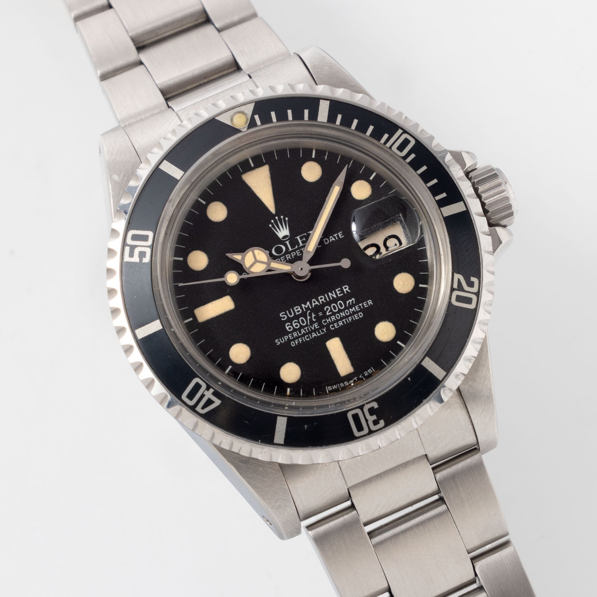 Rolex Submariner 1680 MK1 with Box and Punched Guarantee Paper