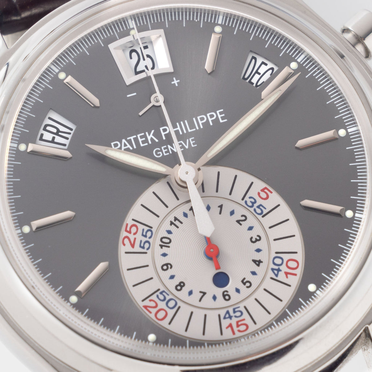 Patek Philippe Annual Calendar Flyback Chronograph 5960P in Platinum Execution Grey dial Full Set