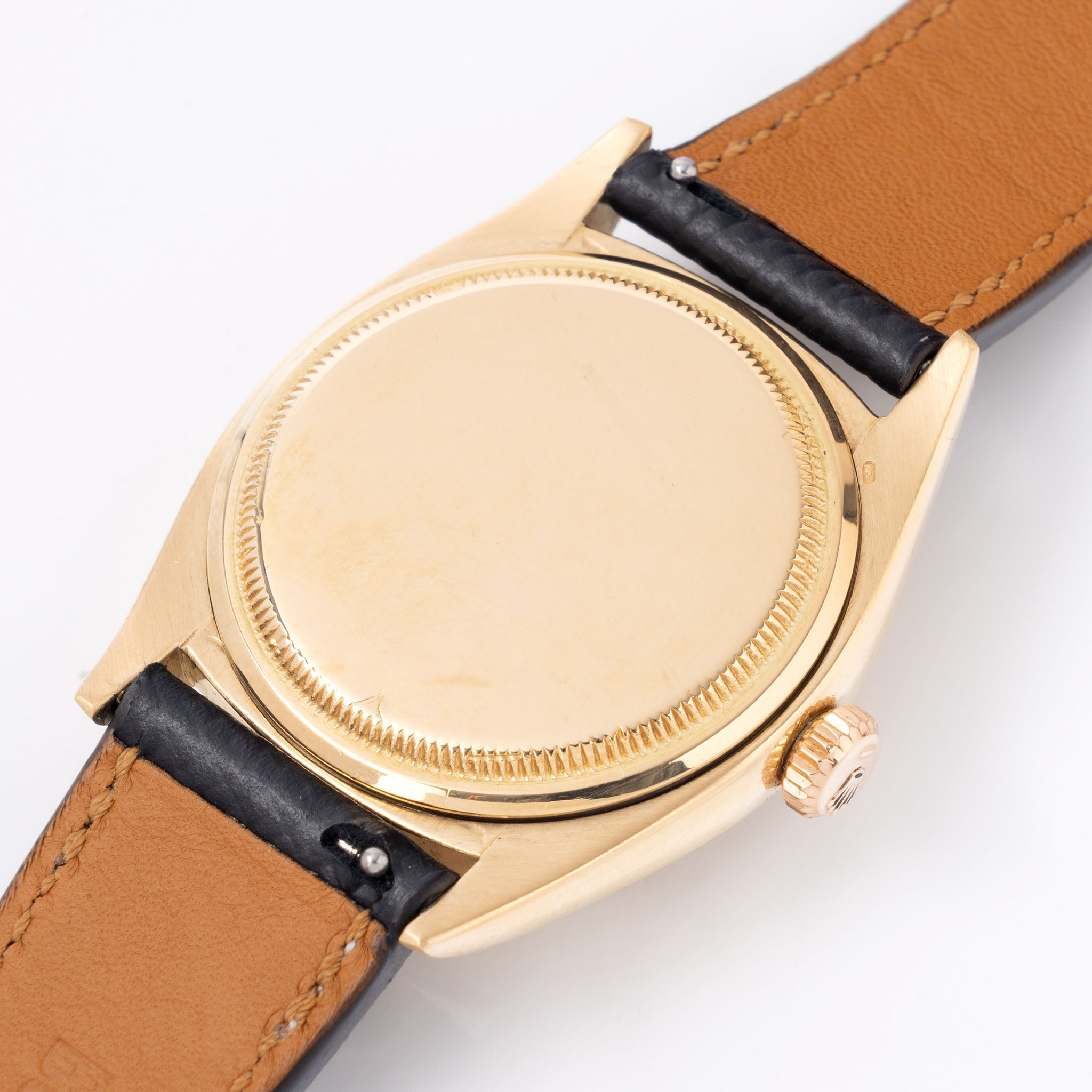 Rolex Oyster Perpetual Datejust ref 6605 Cream Dial in 18k Yellow Gold