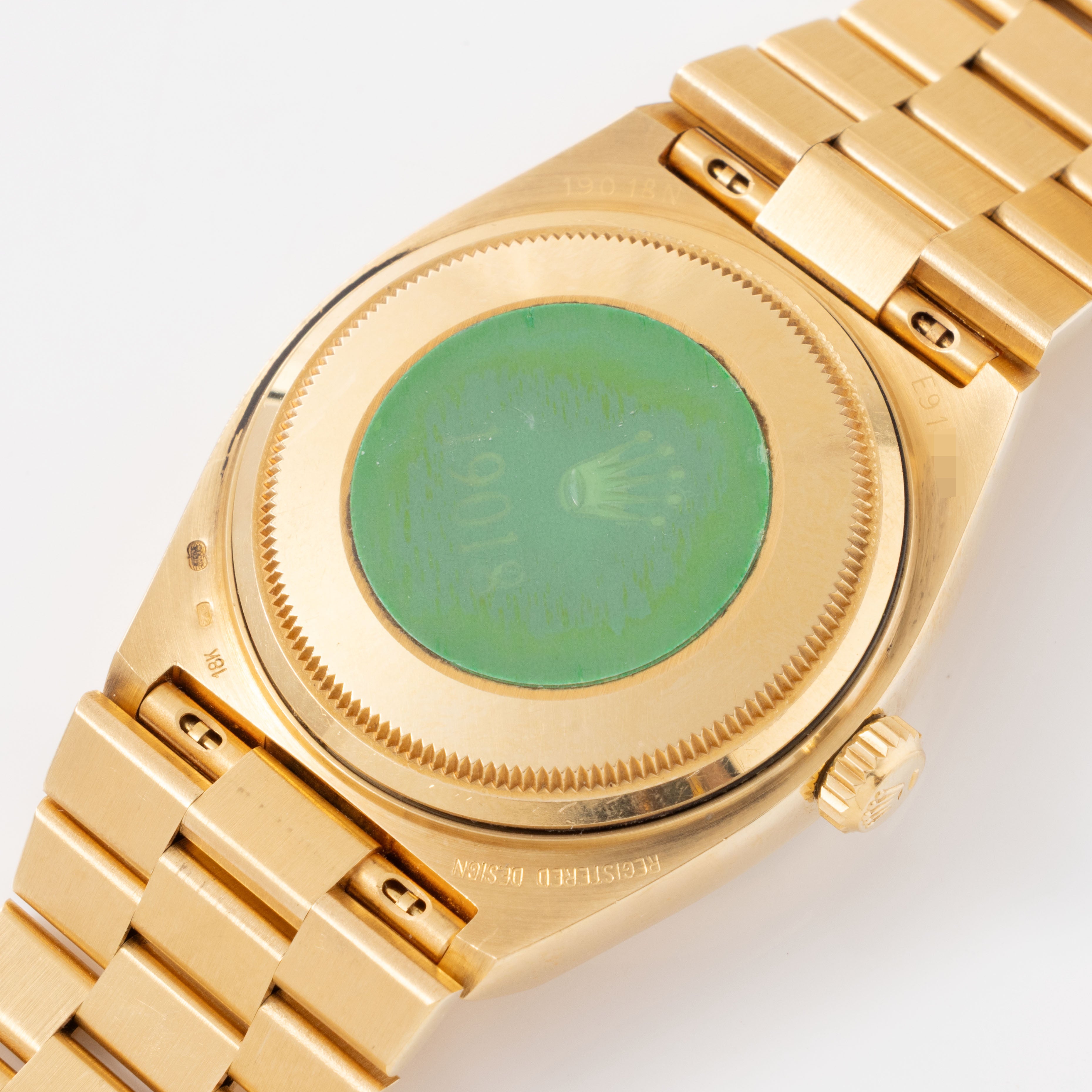 Rolex Day-Date Oysterquartz Champagne Dial Ref 19018
