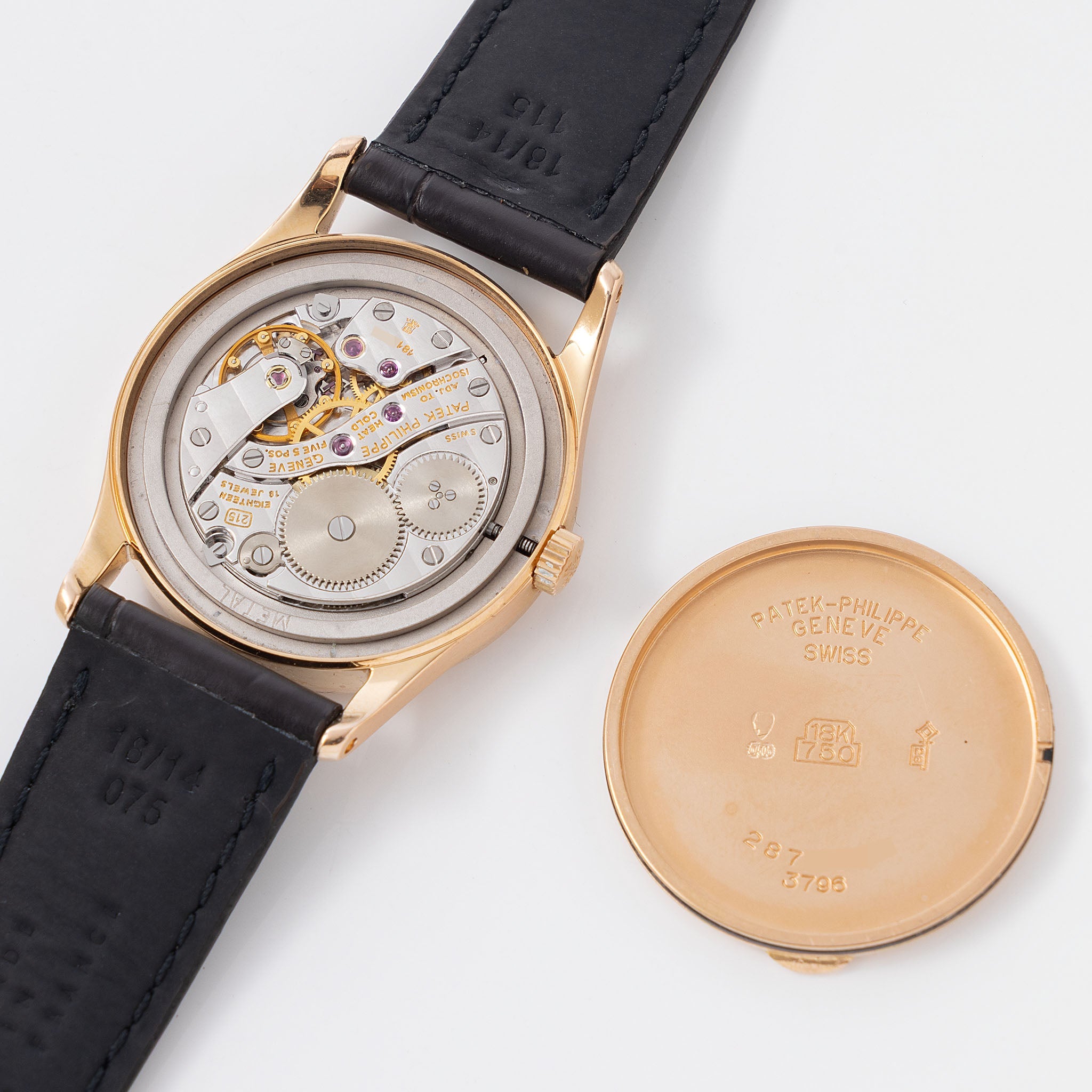 Patek Philippe Calatrava Silver Dial in 18K Rose Ref. 3796 Box and Certificate of Origin
