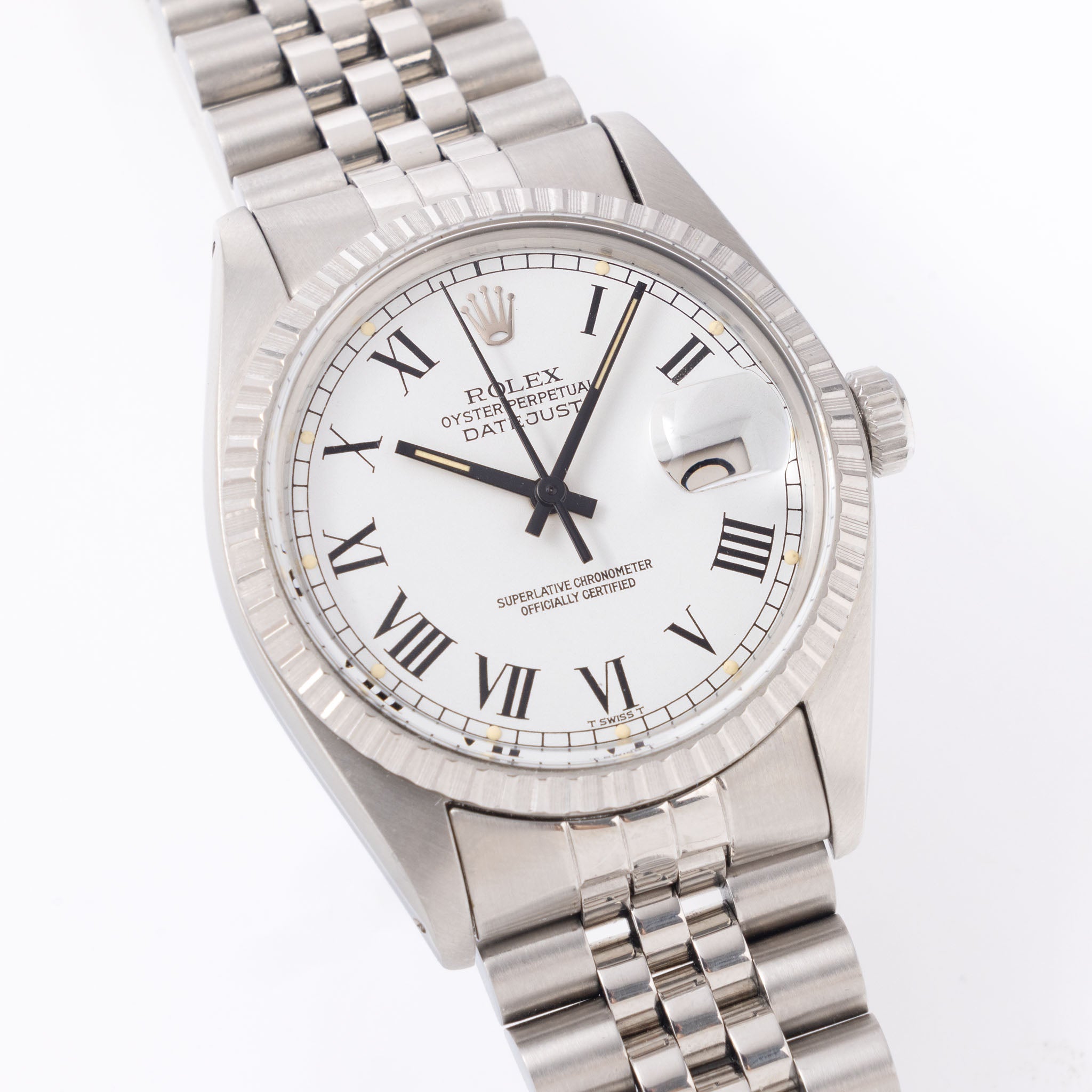 Rolex Datejust 16030 "White Buckley Dial"