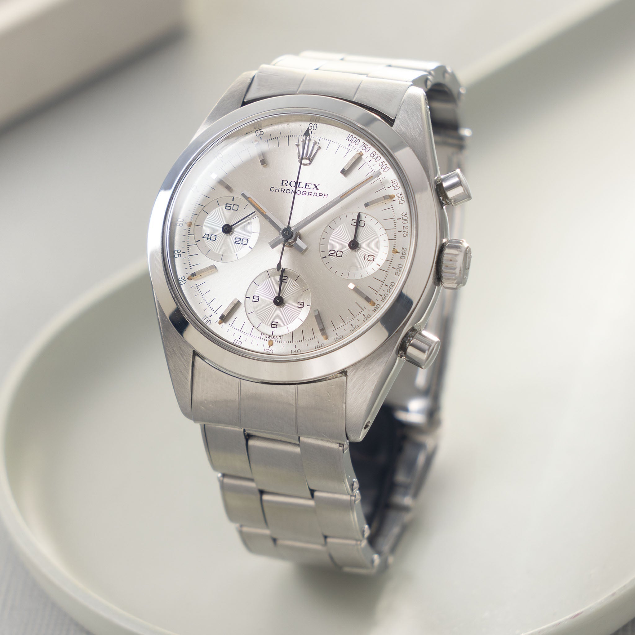 Rolex Chronograph "Pre-Daytona" 6238 Silver Dial