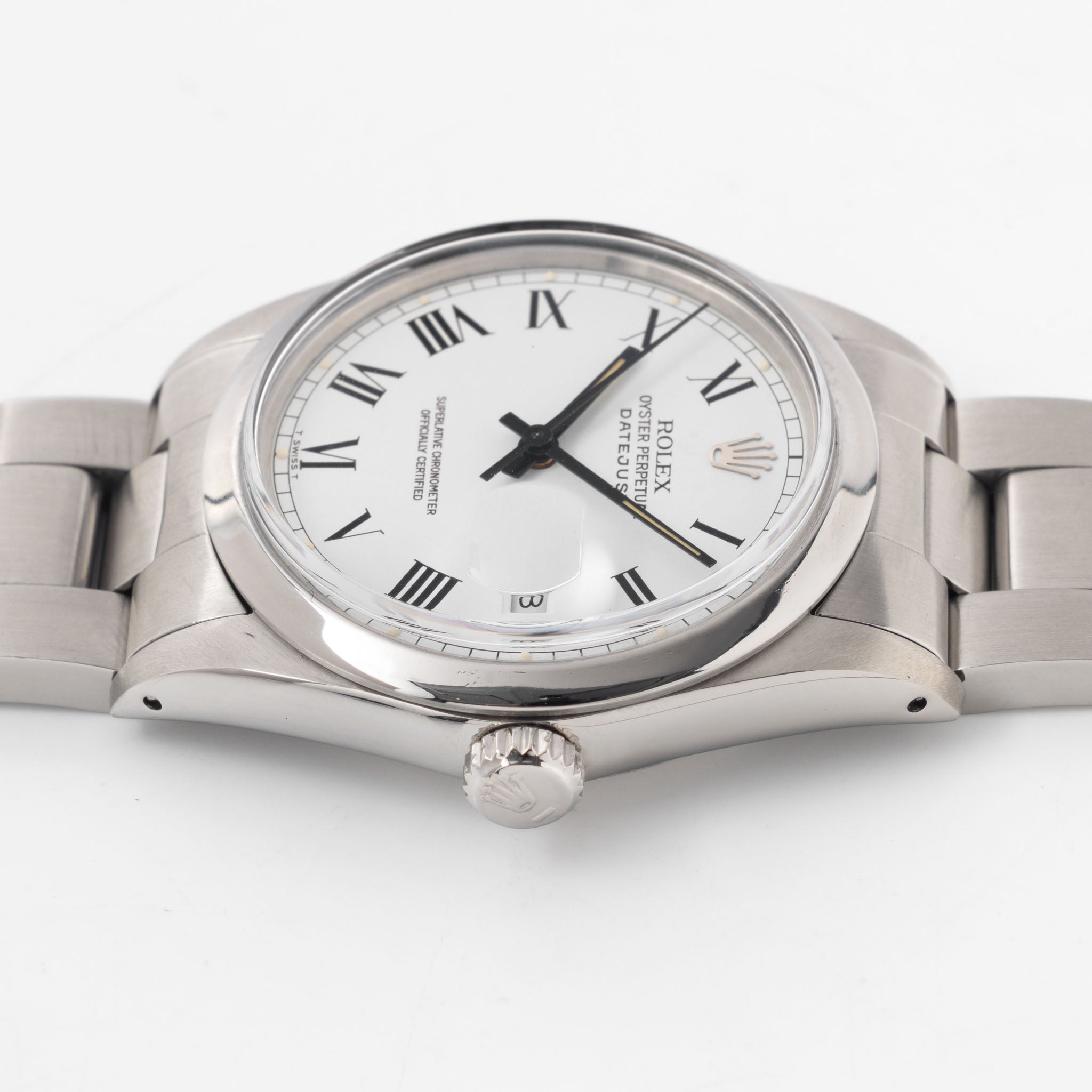 Rolex Datejust 1600 White Buckley Dial