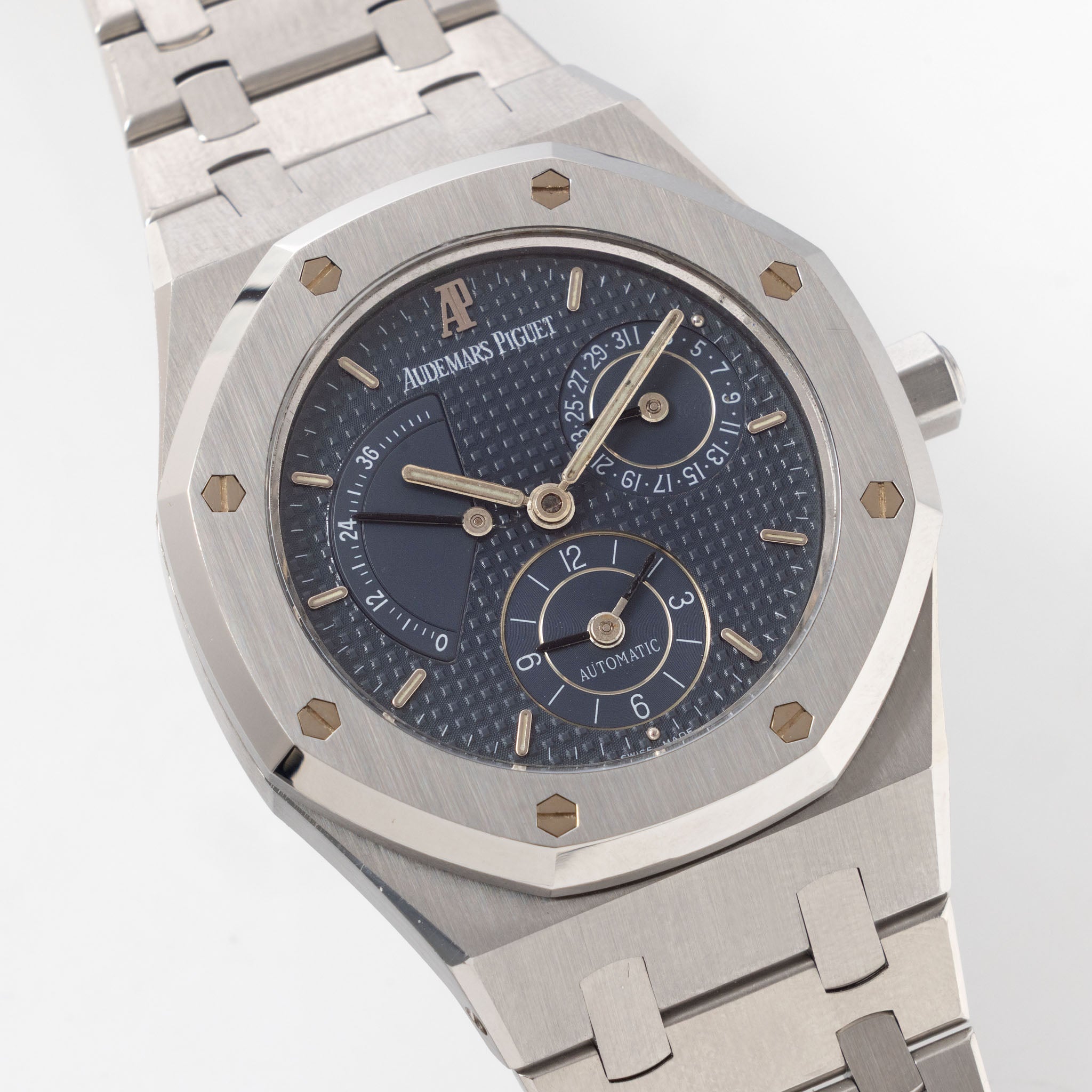 Audemars Piguet Royal-Oak Dual Time Blue Dial ref. 25730ST