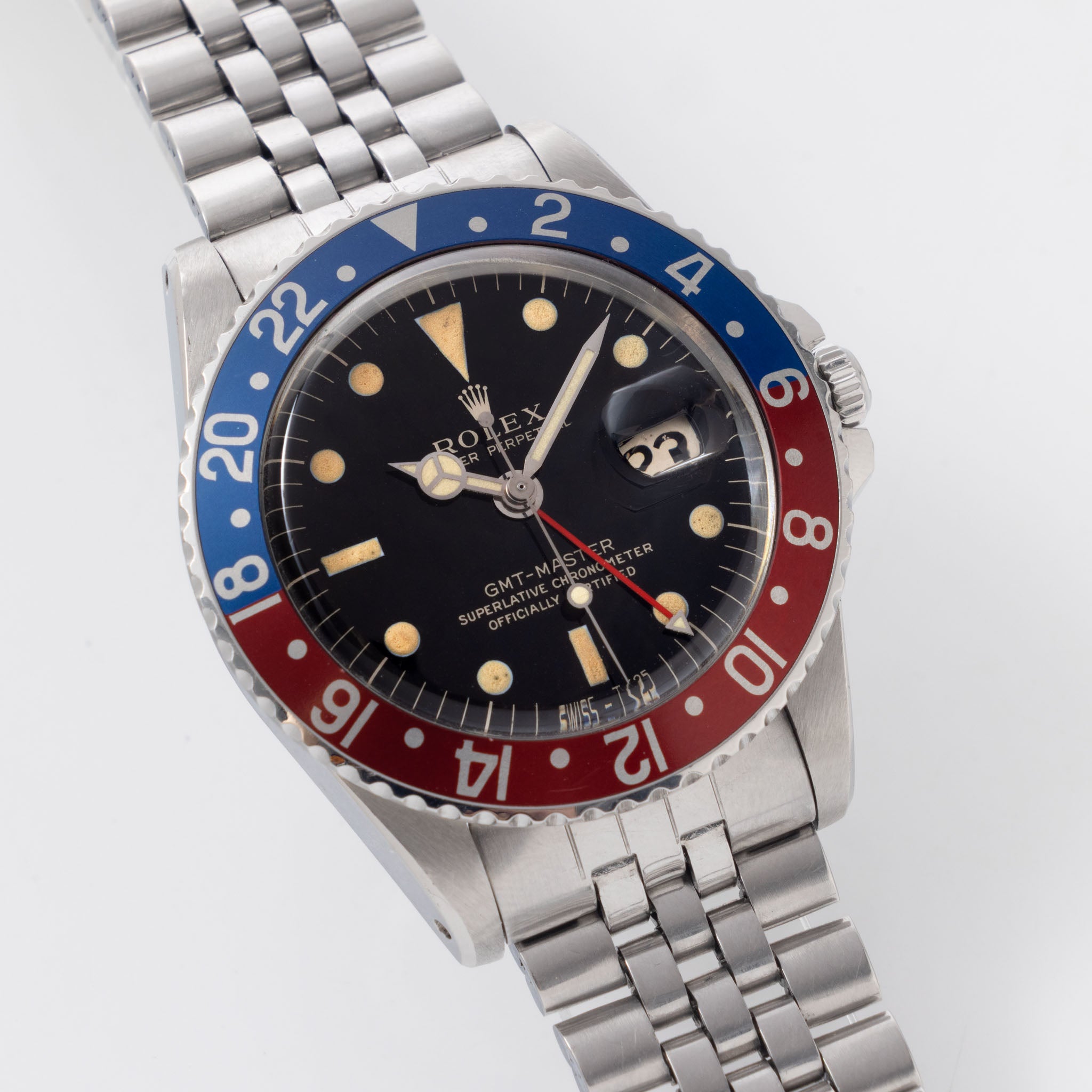 Rolex GMT-Master 1675 Gilt Dial PCG Case