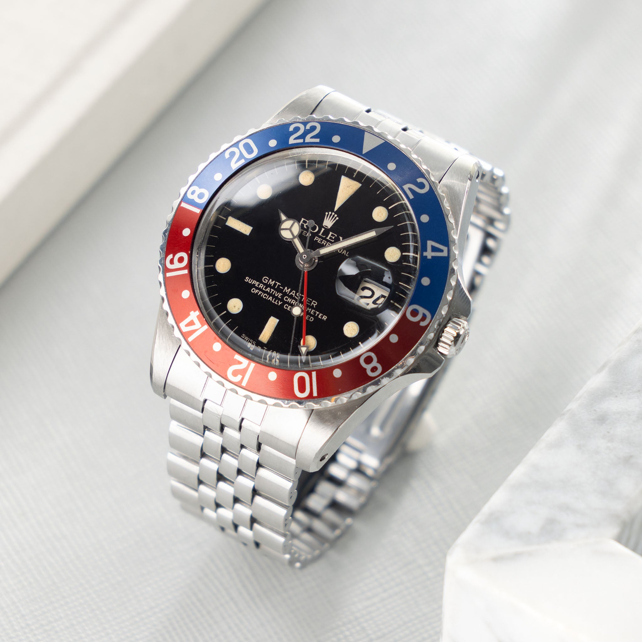 Rolex GMT-Master 1675 Gilt Dial PCG Case