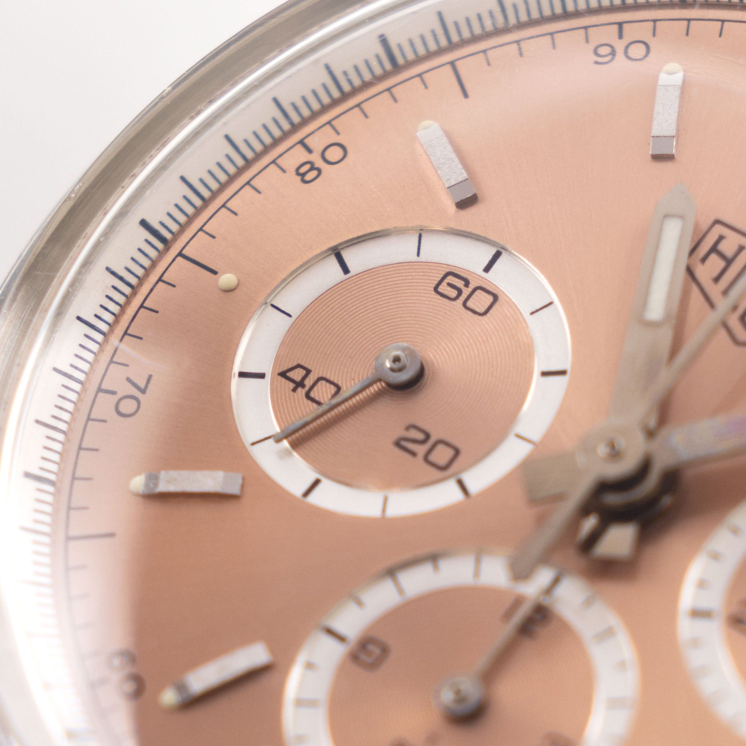 Heuer Carrera Re-edition Salmon Dial Box and Paper Set ref cs3112