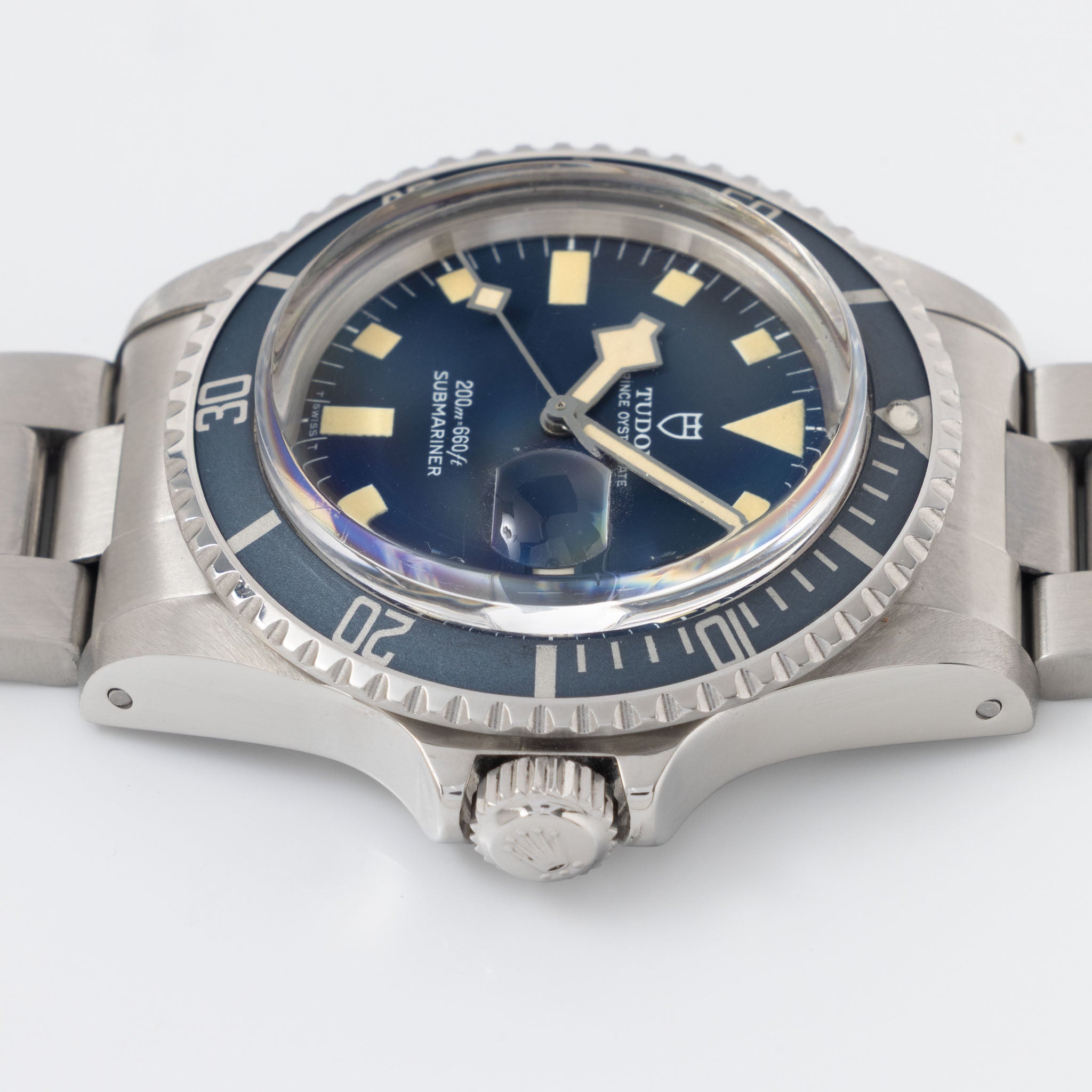 Tudor Submariner Blue Snowflake Dial ref. 9411/ 0 with Faded Inlay