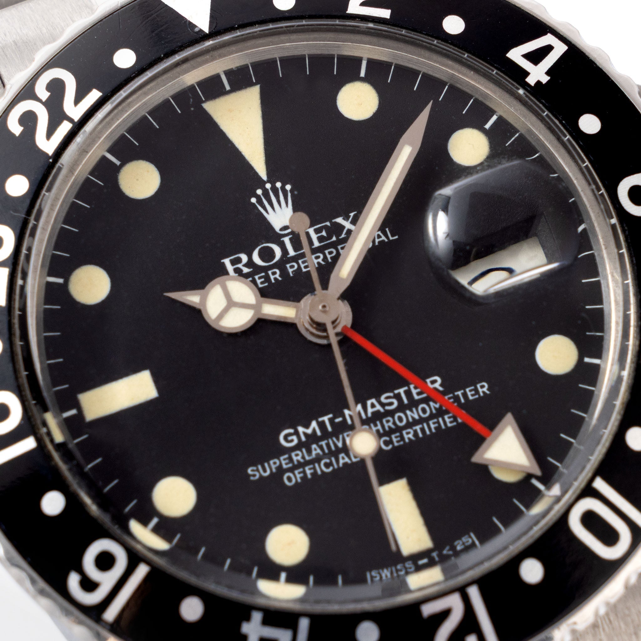 Rolex GMT-Master ref 16750 Matte Dial with Original Punched Guarantee Paper