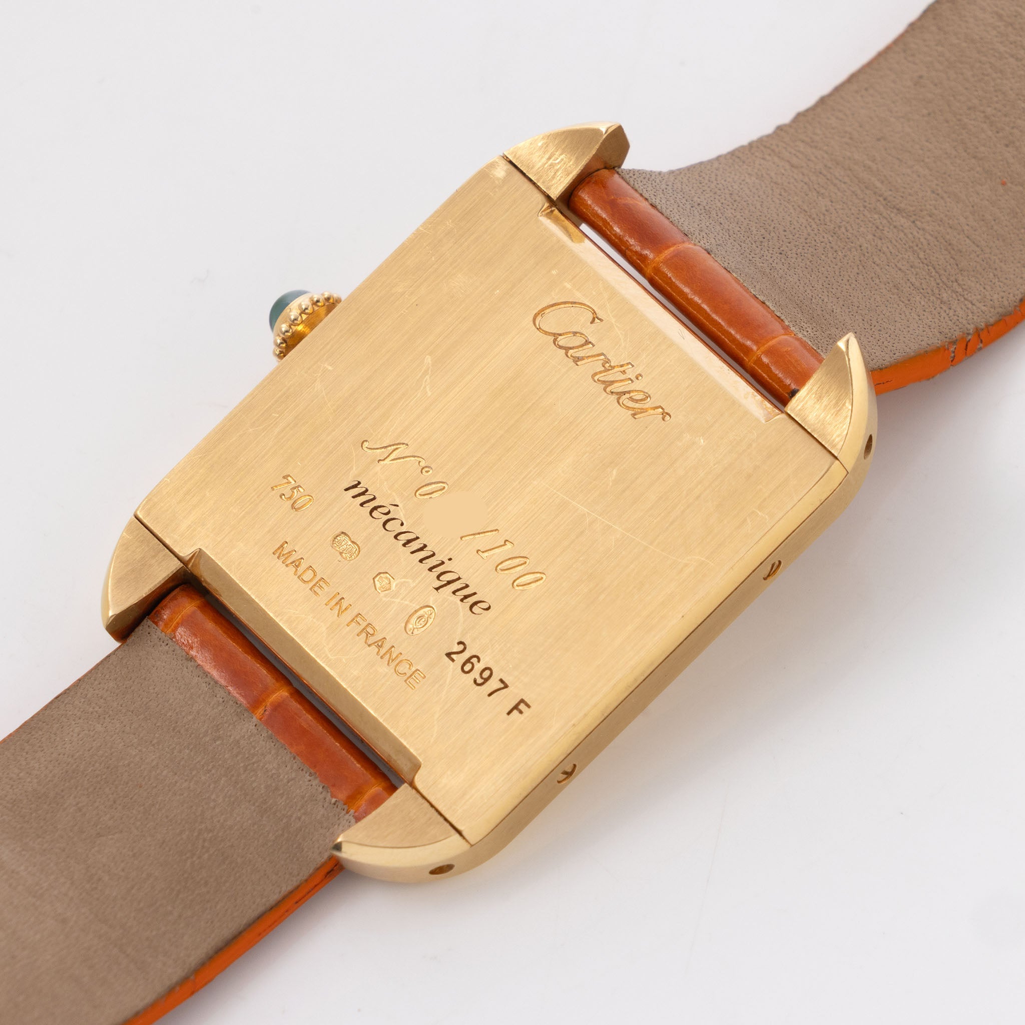 Cartier Santos Dumont 1913 Limited edition CPCP ref 2697 in 18 yellow gold Paris dial