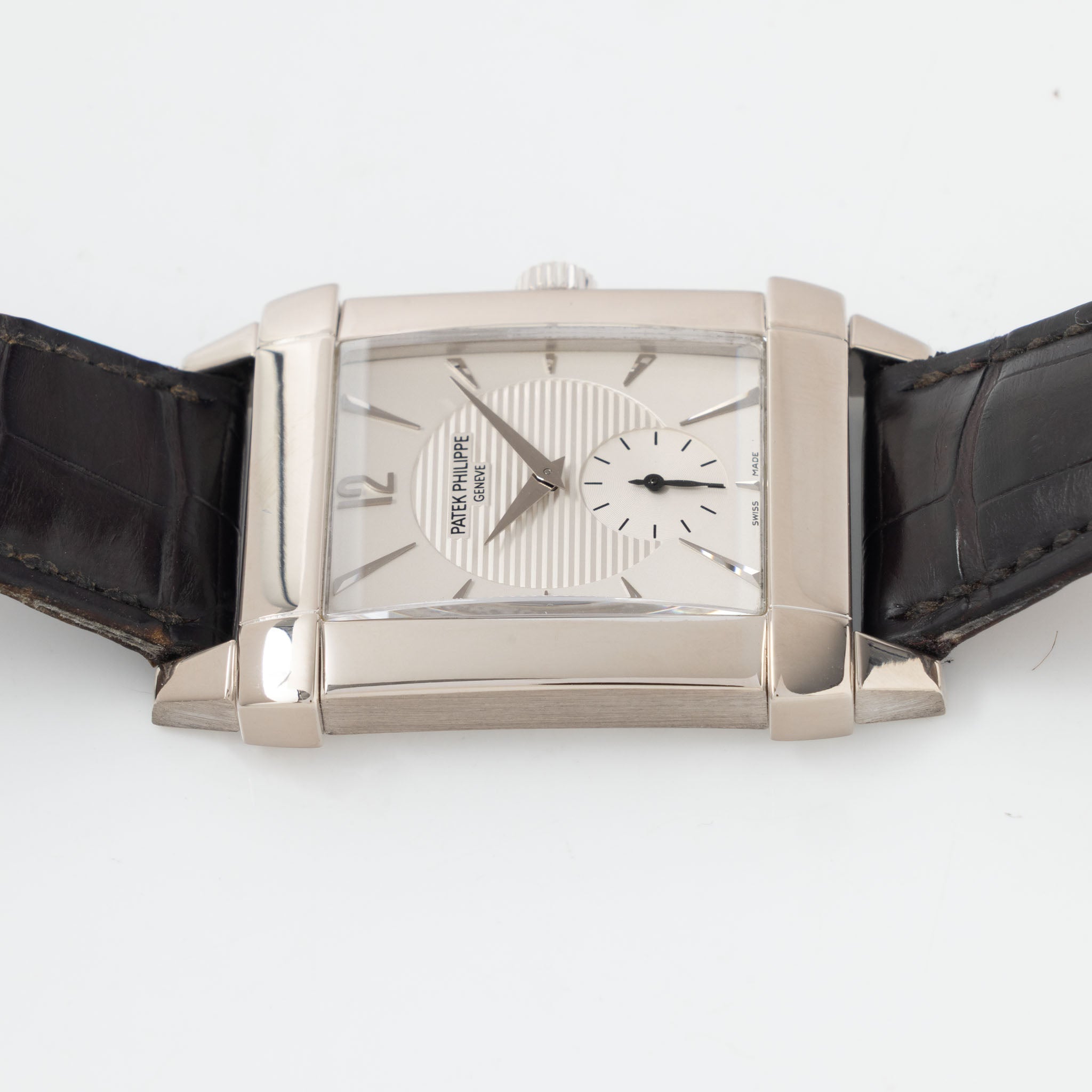 Patek Philippe Gondolo Silver dial in 18 k white gold ref 5111G