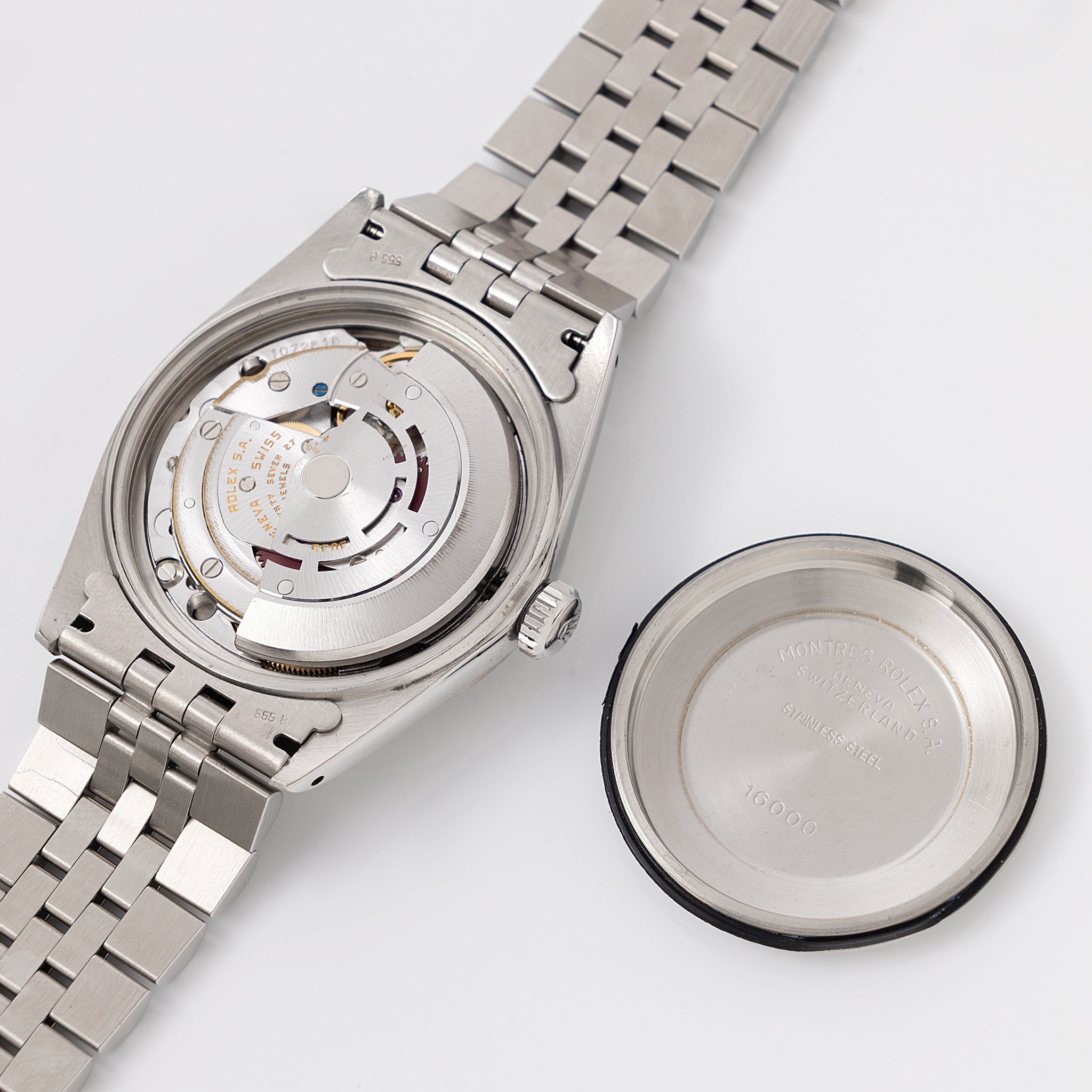 Rolex Datejust 16014 Silver Tapestry Dial