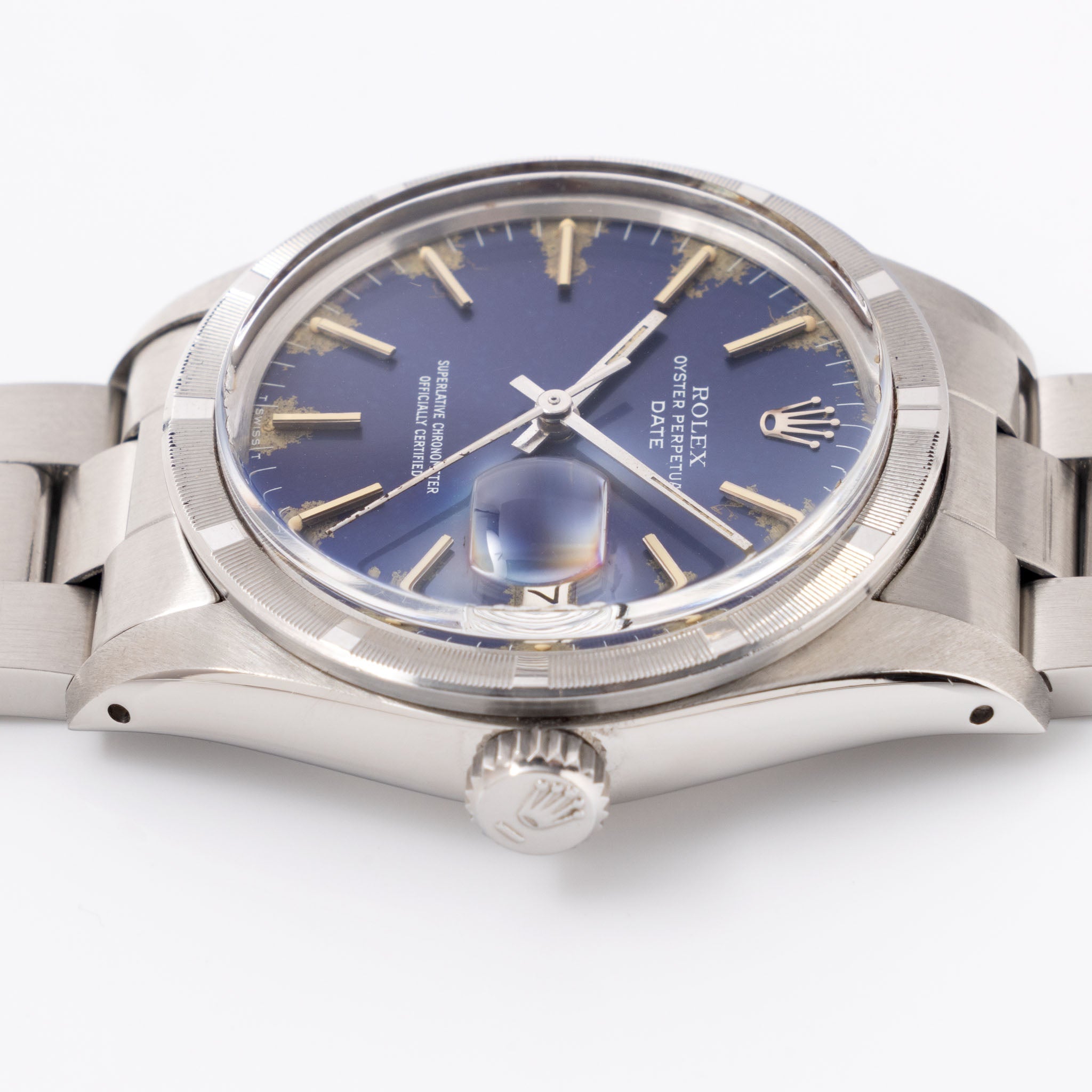 Rolex Oyster-Perpetual Date 1501 Blue Explosion