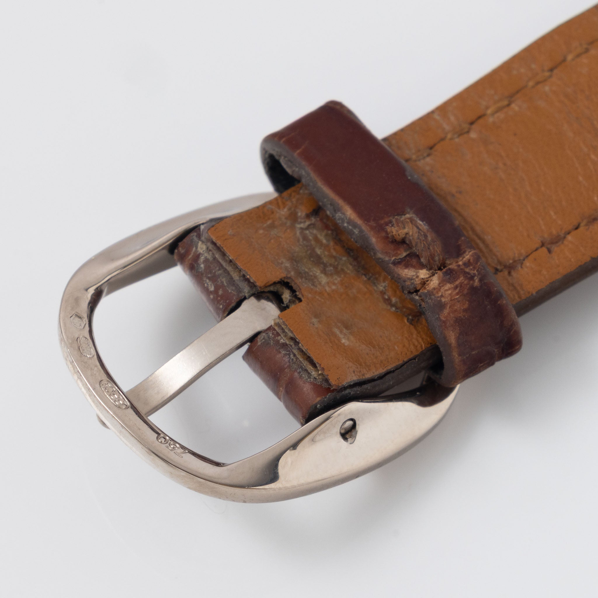 Patek Philippe Ellipse 3738G Grey Soleil Dial Jumbo Automatic in 18k White Gold