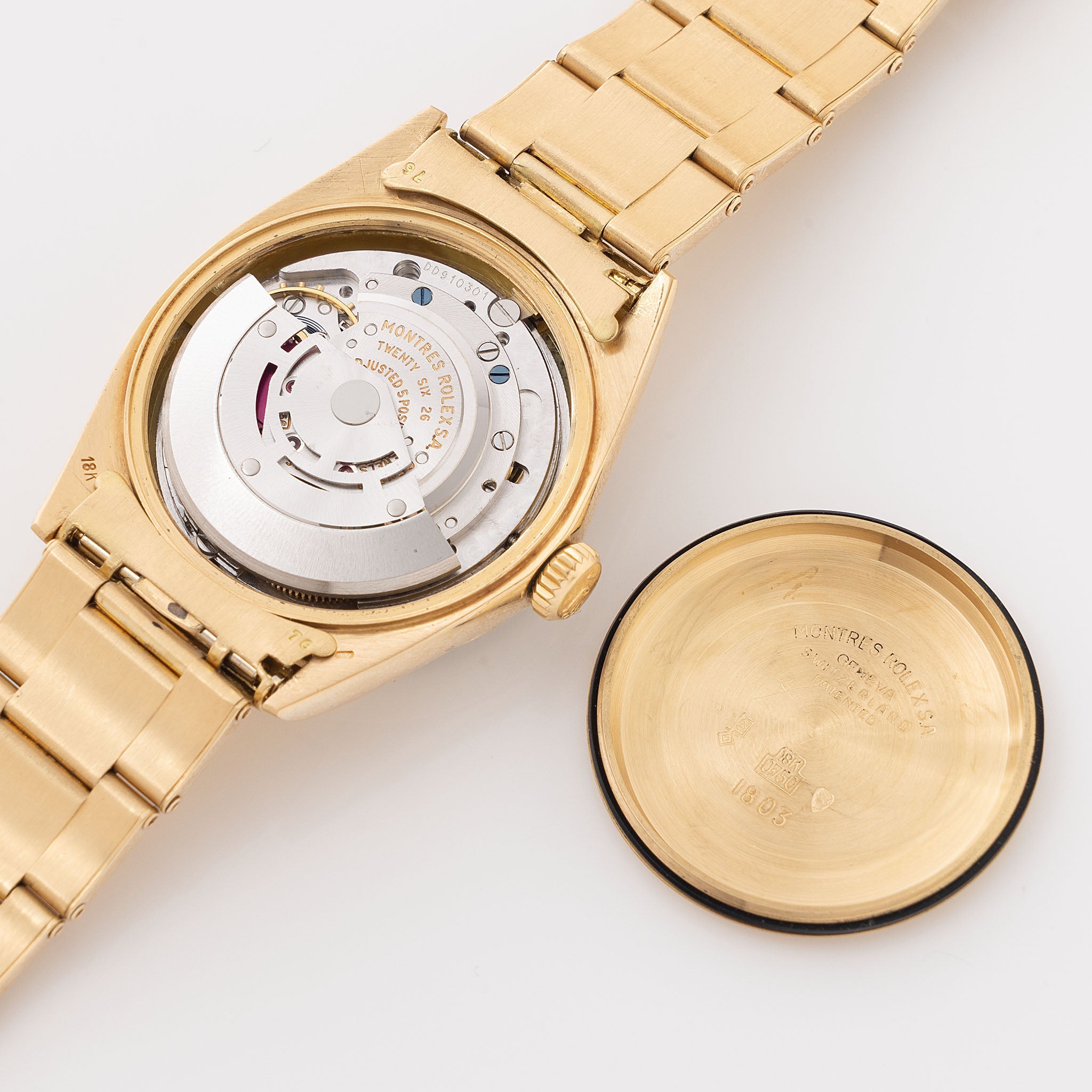Rolex Day-Date 1803 Olive Grey Buckley Dial in 18k Yellow Gold