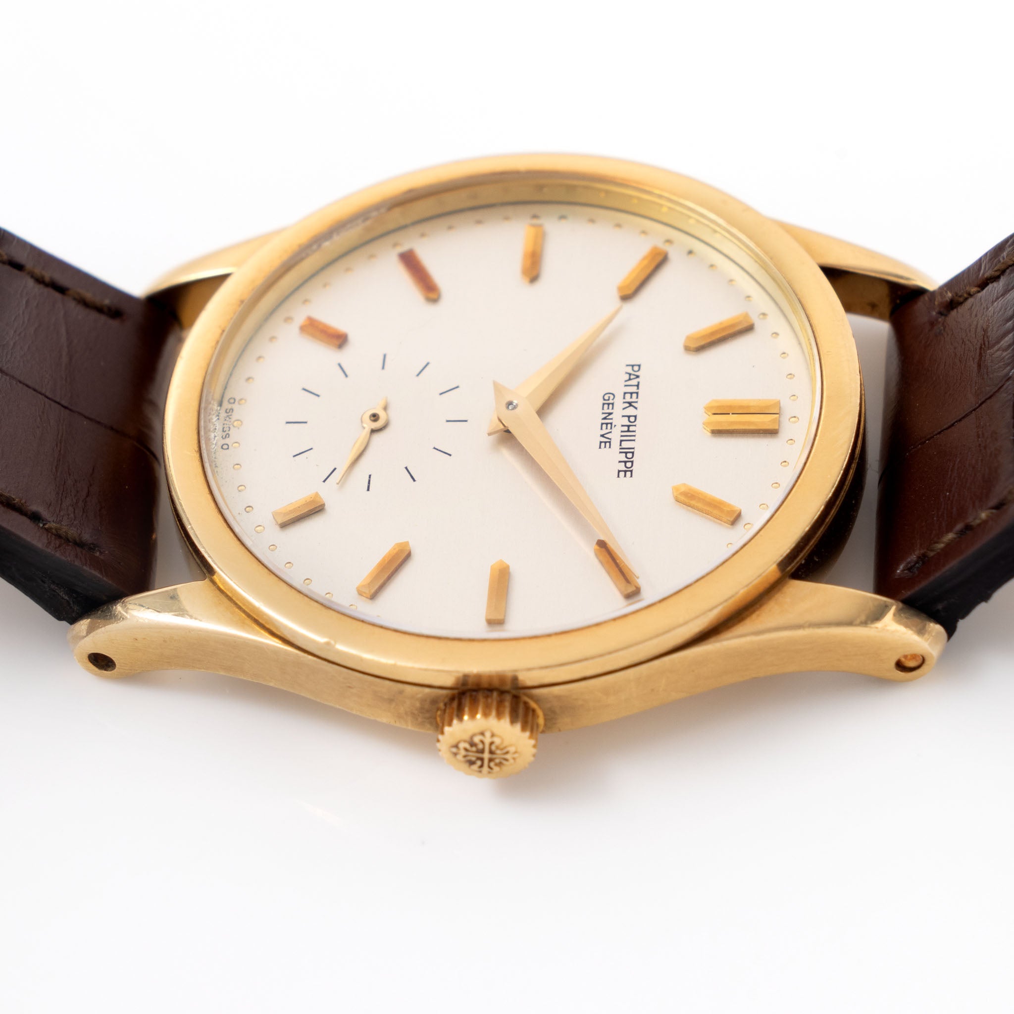 Patek Philippe Calatrava 3796J Silver Dial in 18k Yellow Gold
