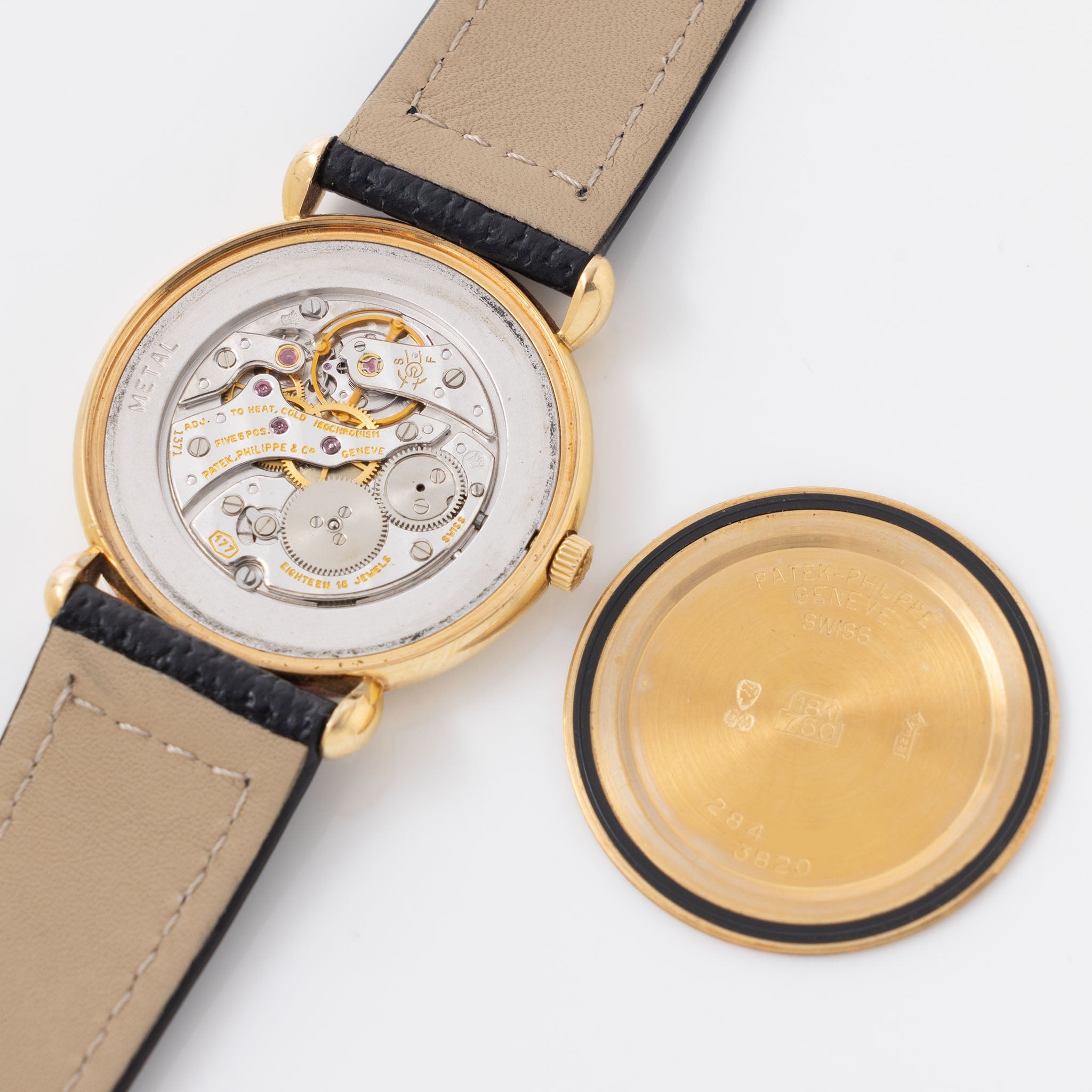 Patek Philippe Calatrava 3820J Silver Dial Applied Breguet Numerals in 18k yellow gold with Original Certificate of Origine