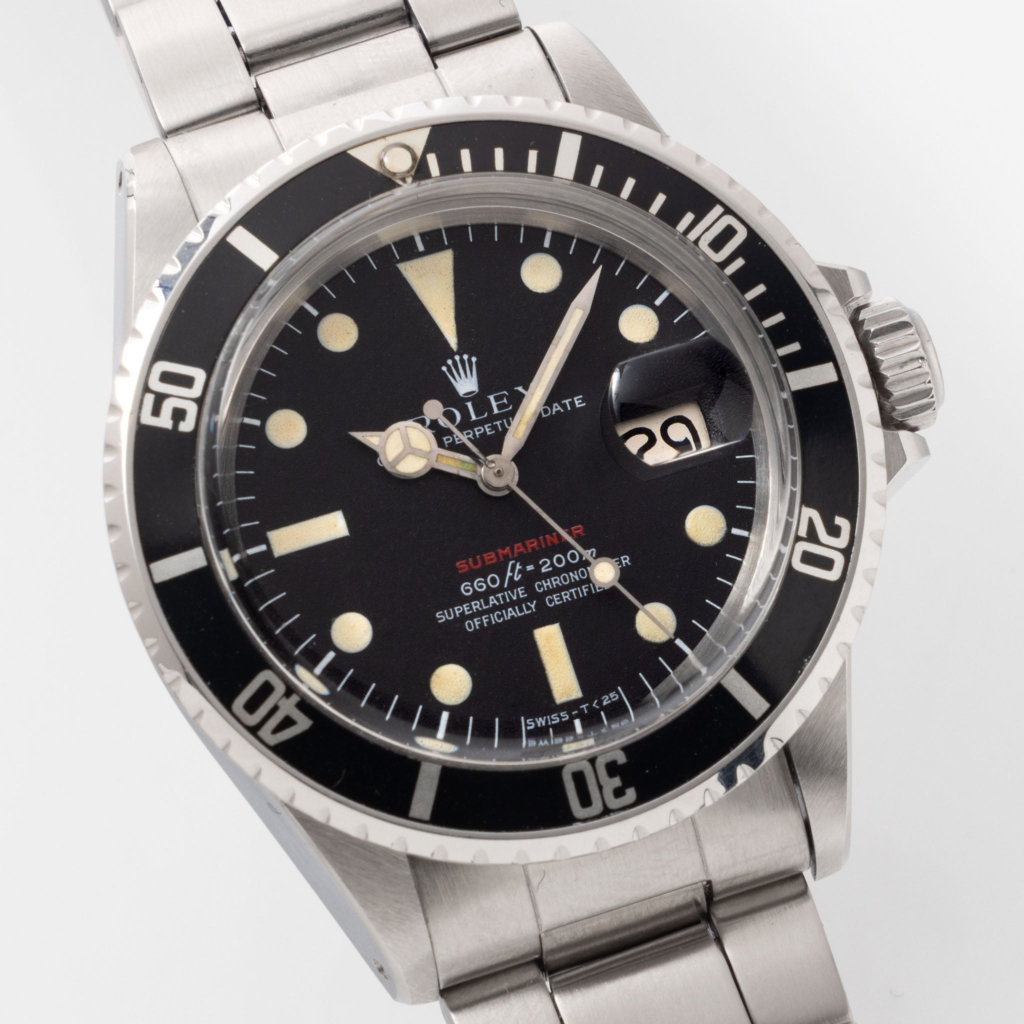 Rolex Submariner 1680 Red MK4 Dial Box and Papers Set