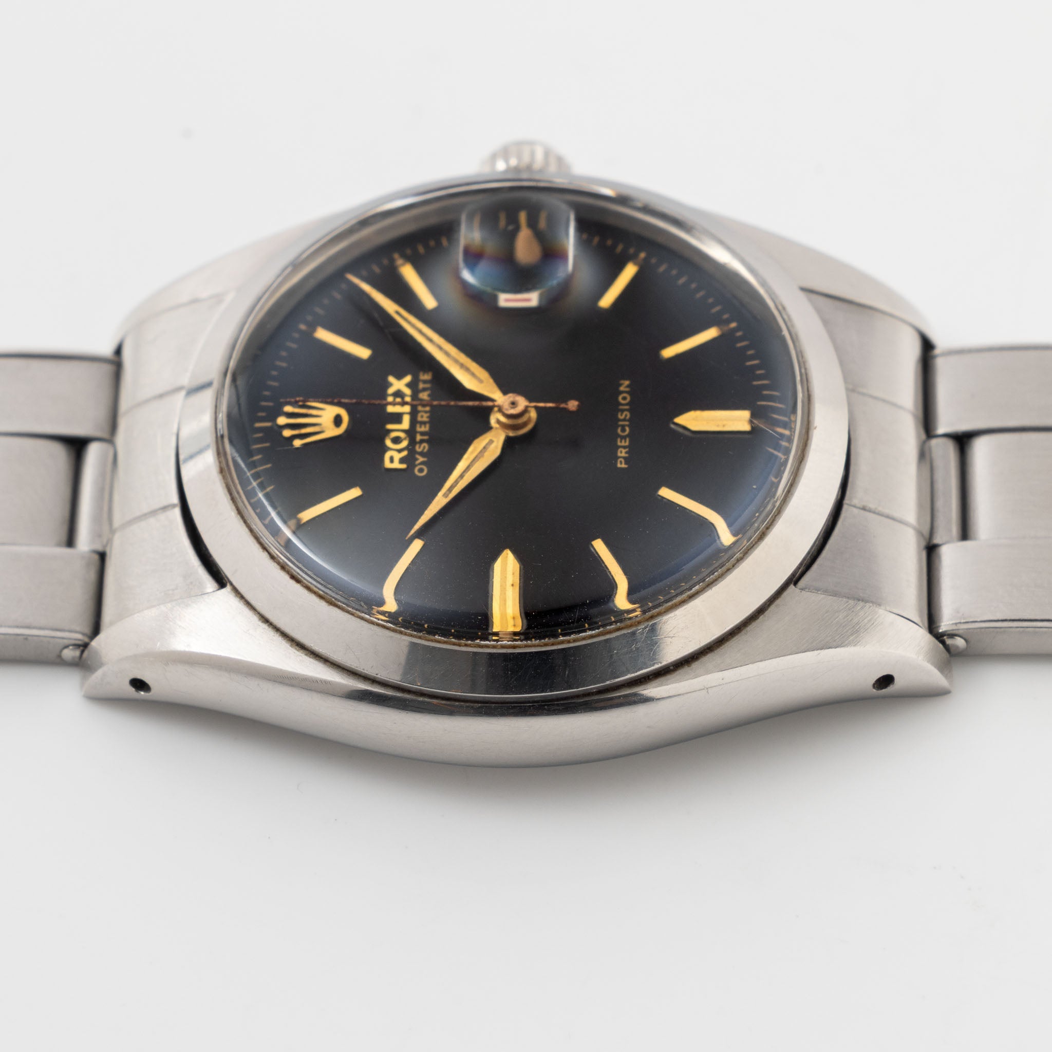 Rolex Oysterdate Precision 6494 Tropical Swiss Only Gilt dial
