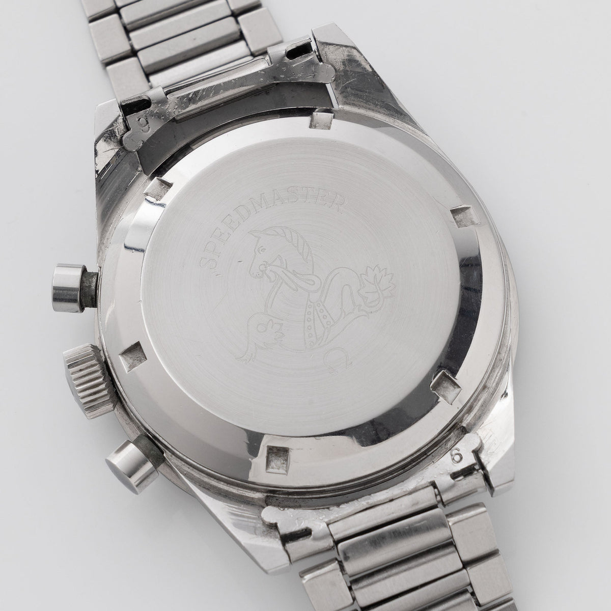 Omega Speedmaster 105.003 Ed White Tropical Brown Dial Pulsations Bezel with Extract of the Archives