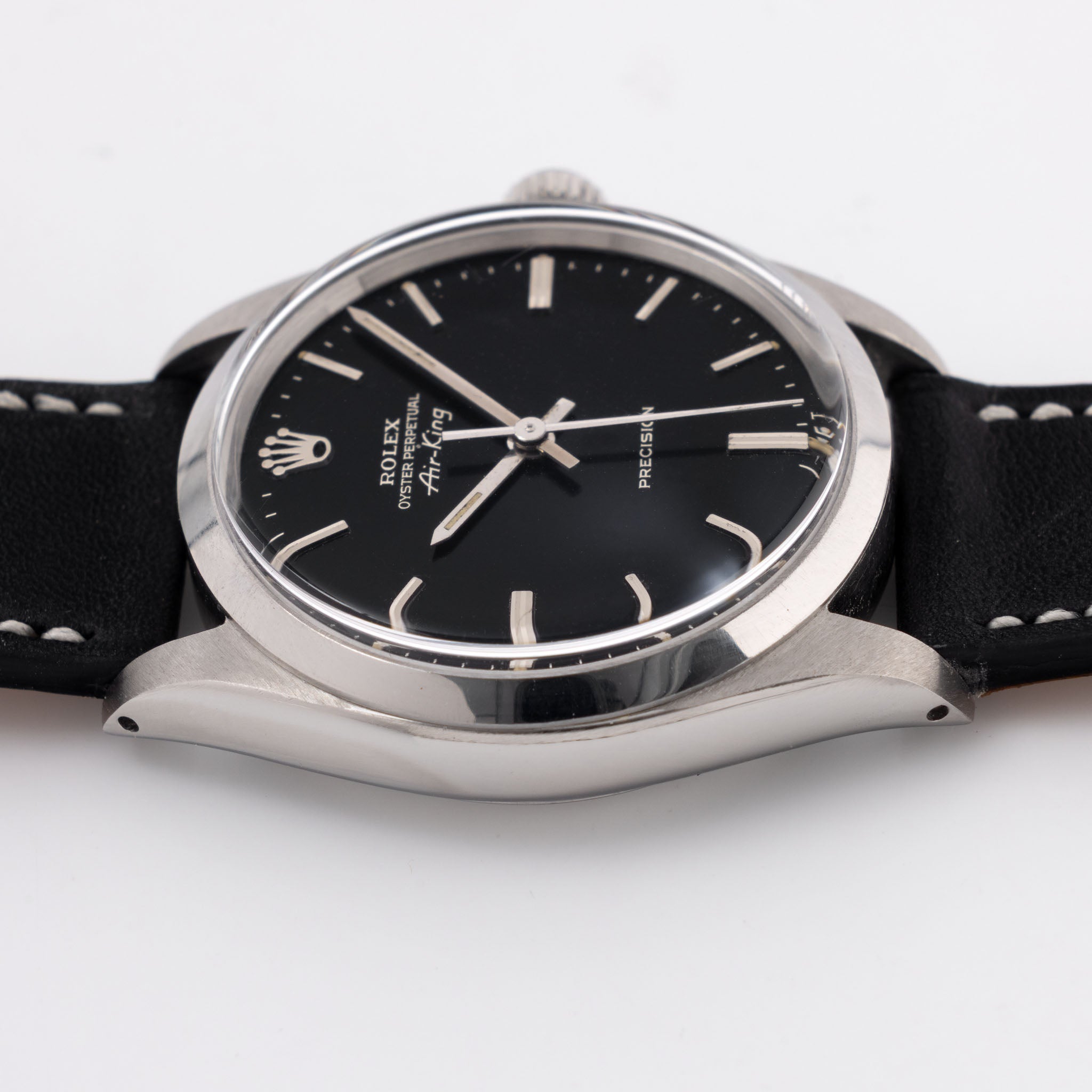Rolex Air-King 5500 Black Dial Silver print