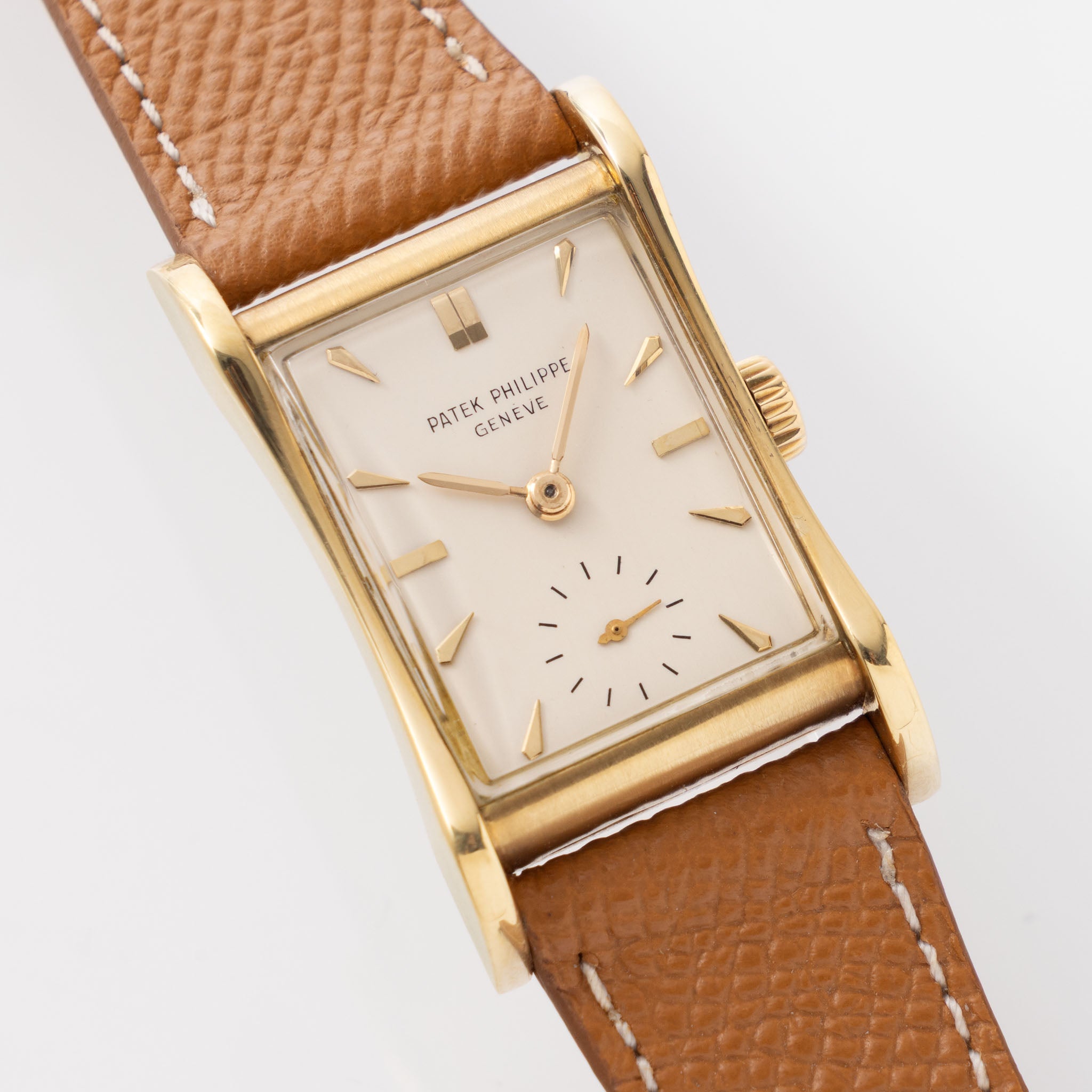 Patek Philippe “Hour Glass” Dress Watch ref. 2456J in 18k yellow gold