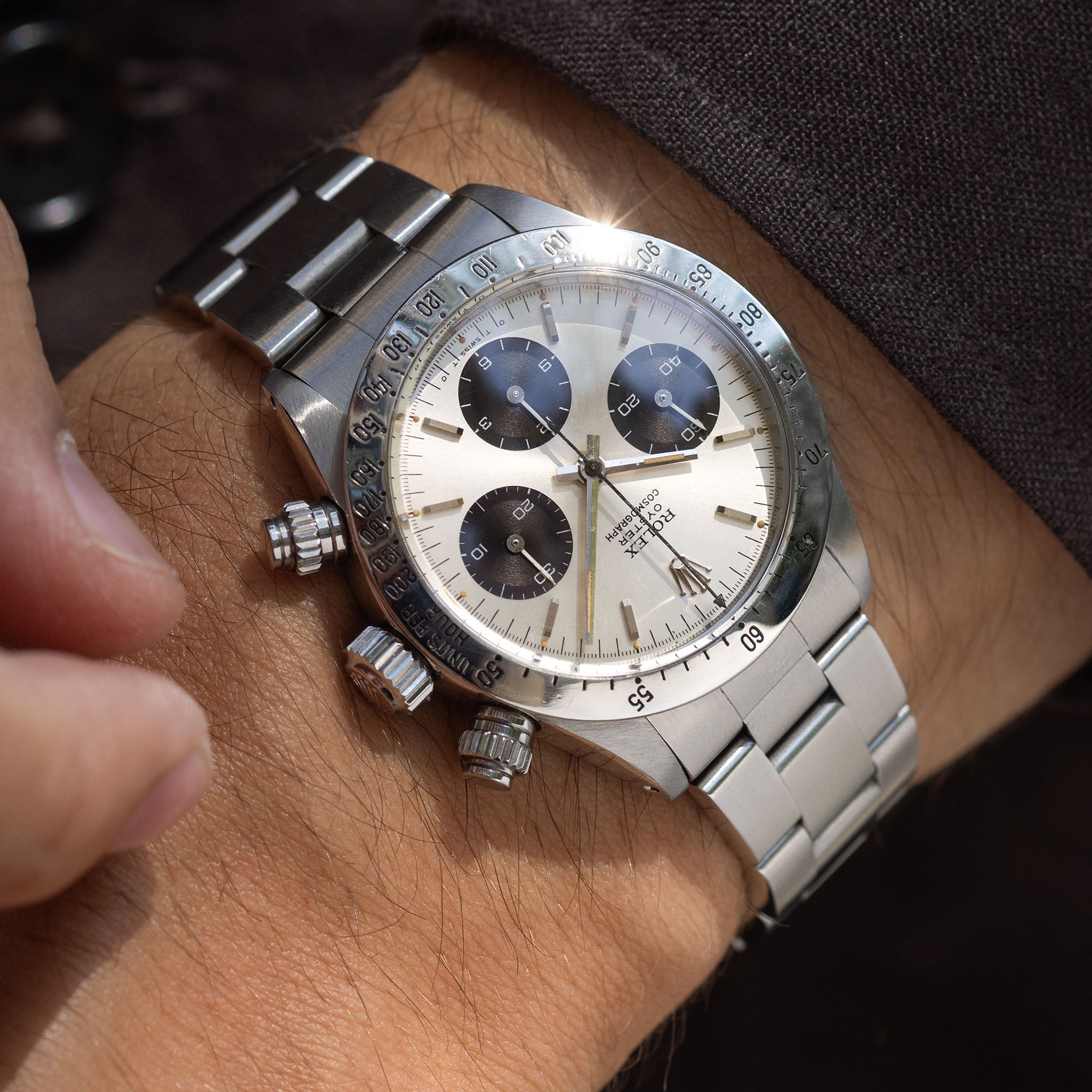 Rolex Cosmograph Daytona 6265 MK2 Silver Sigma Panda Dial