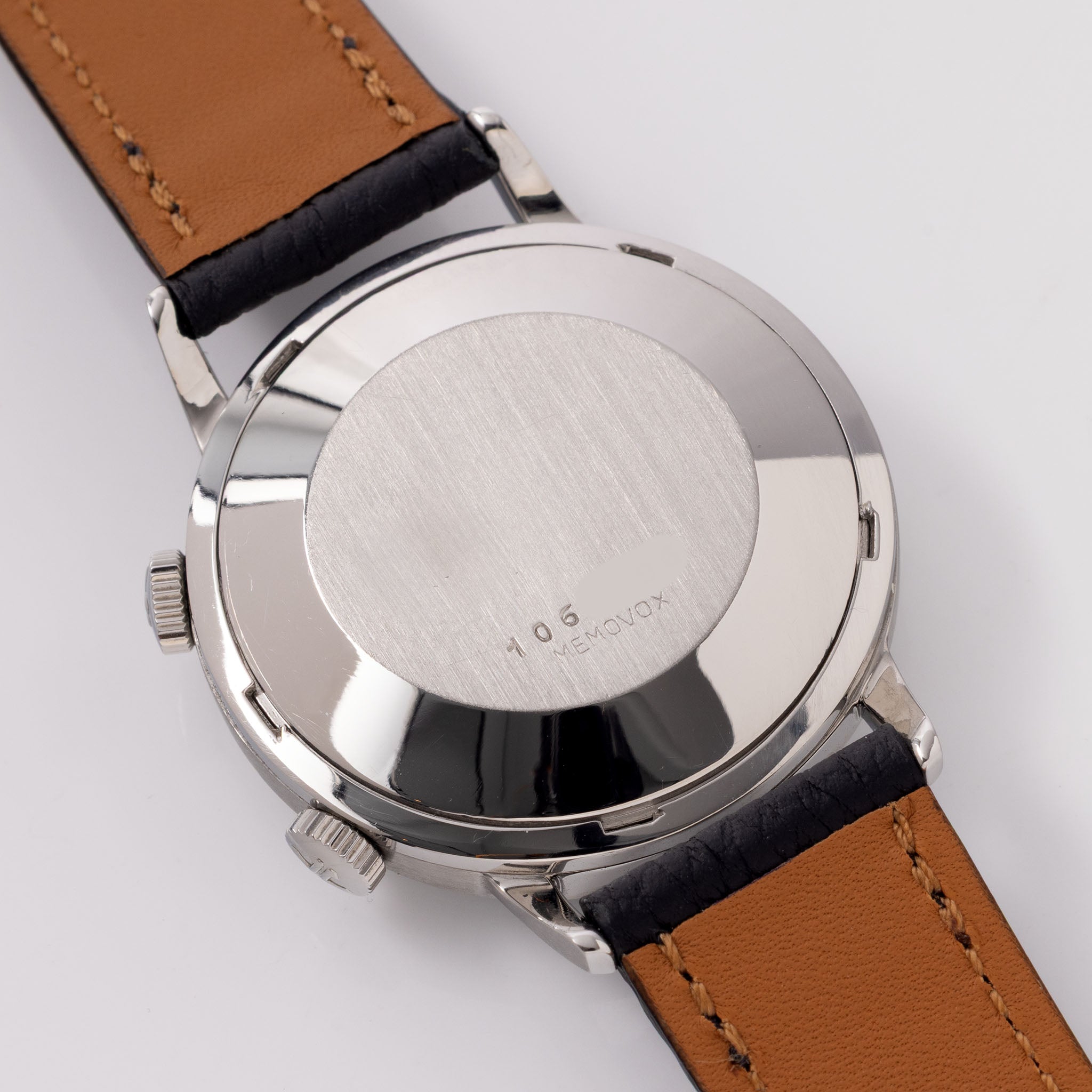 Jaeger LeCoultre Memovox Black Dial ref E 855