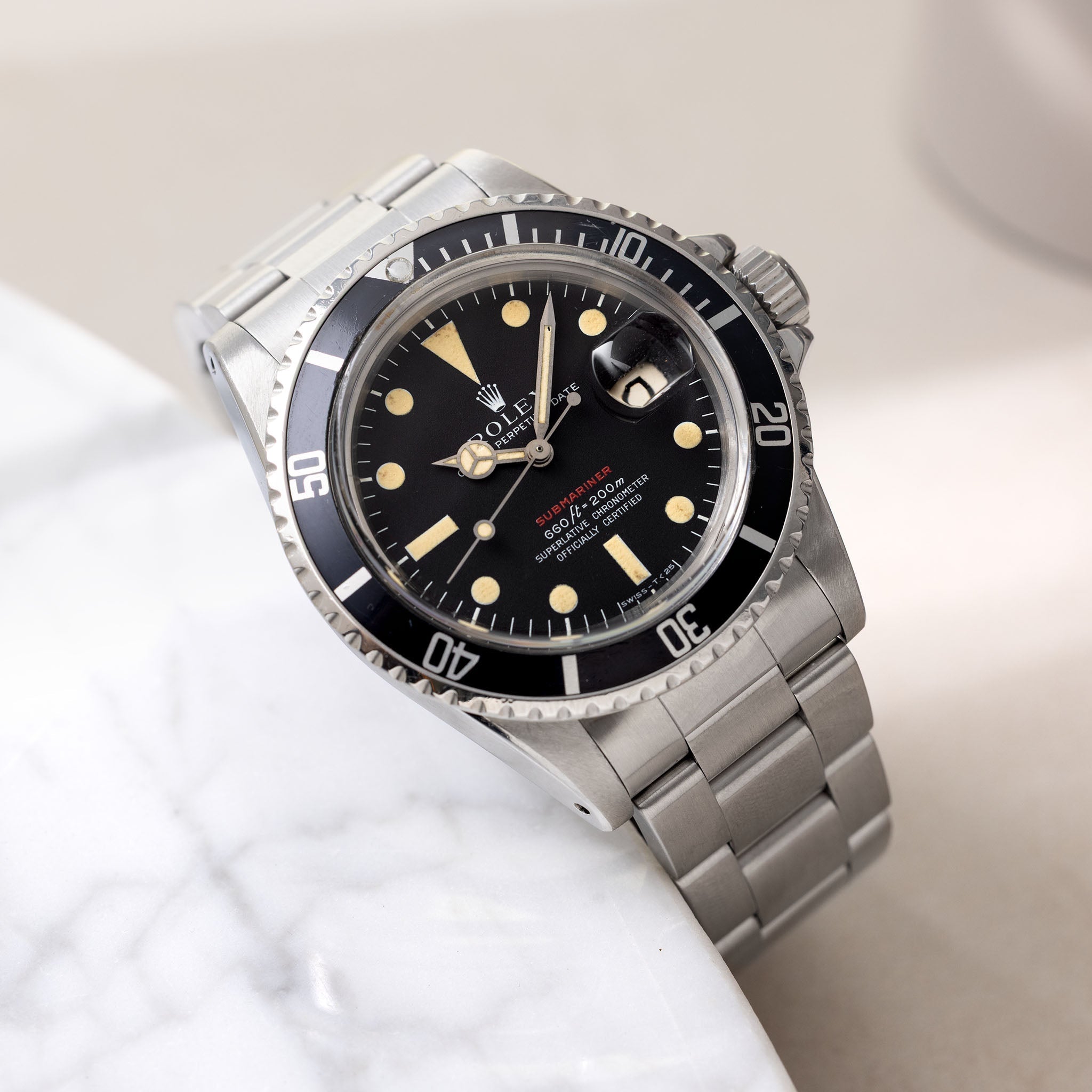Rolex Submariner 1680 Red MK4 Dial with Vivid Patina