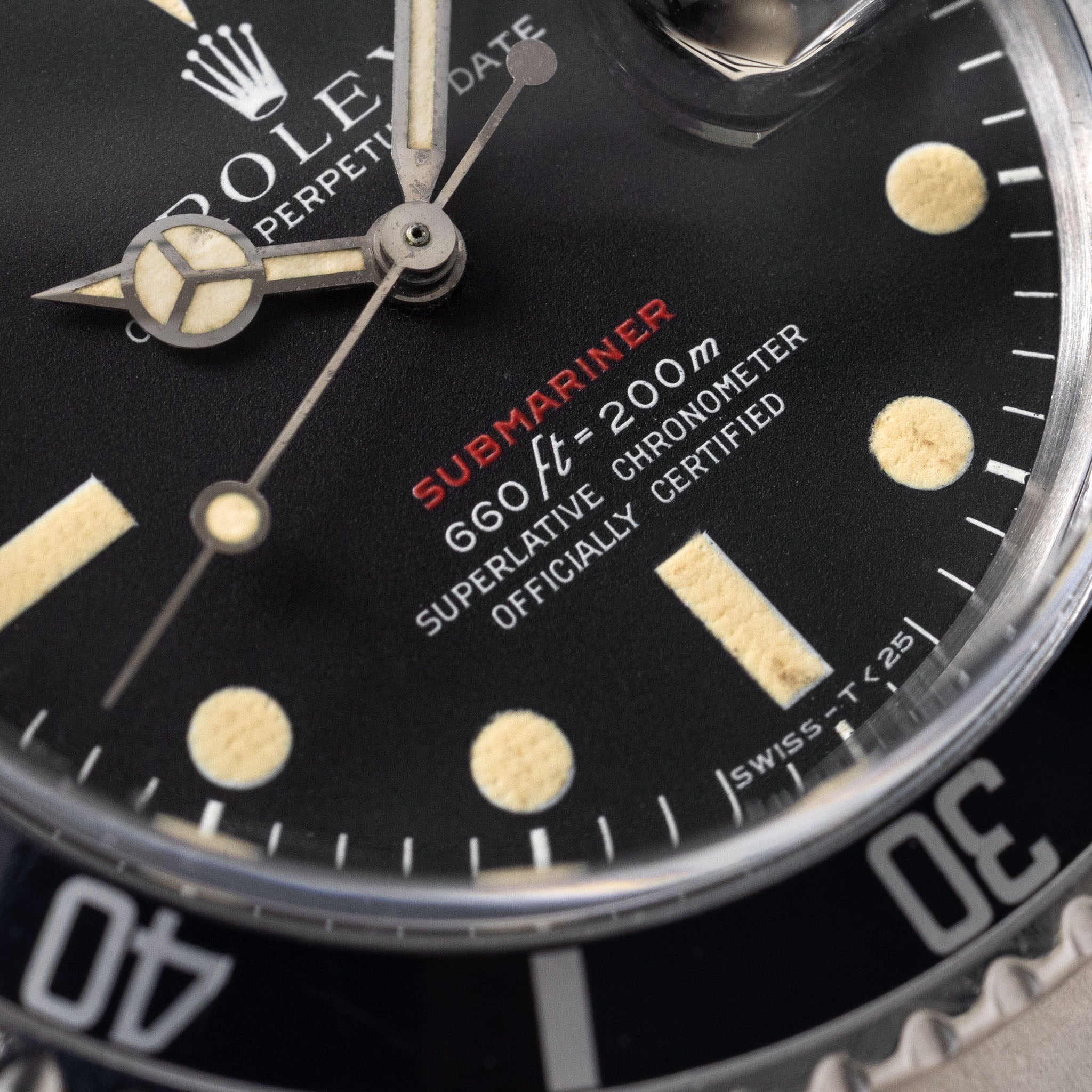 Rolex Submariner 1680 Red MK4 Dial with Vivid Patina