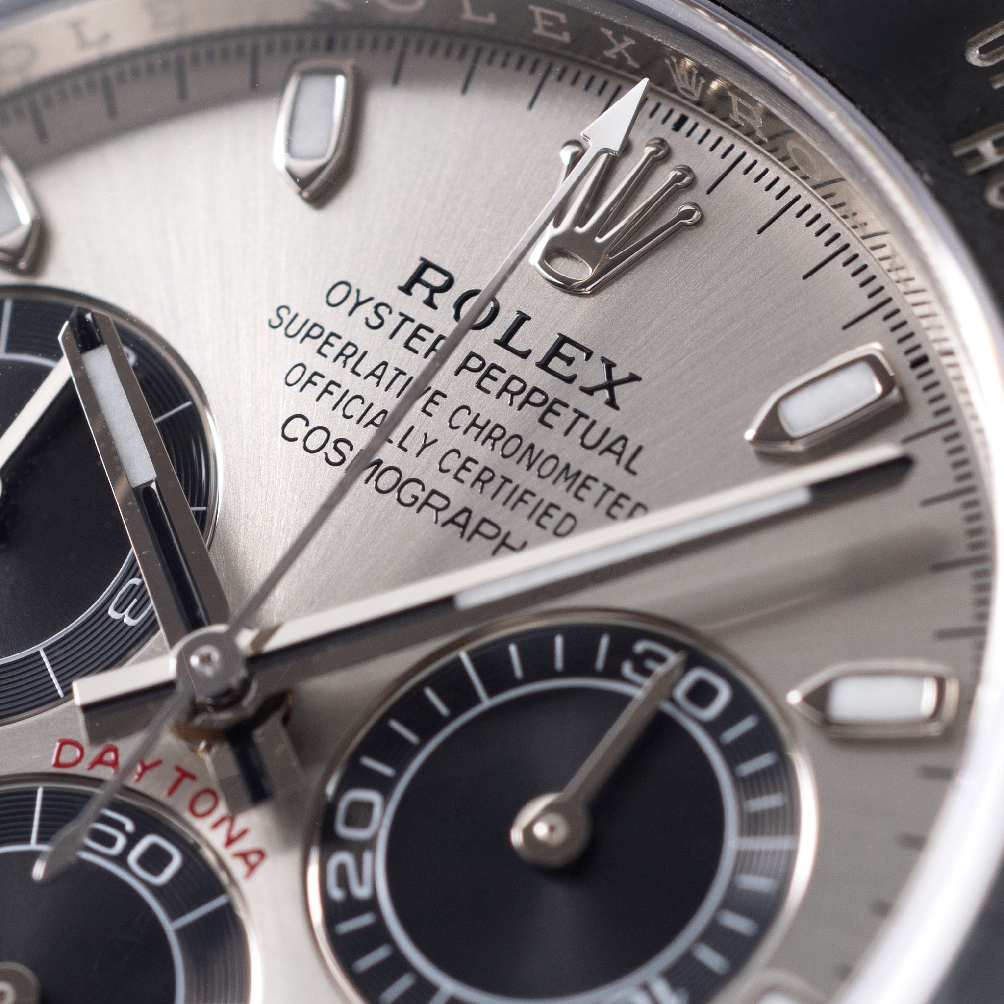 Rolex Cosmograph Daytona 116519LN 18k White Gold Ghost Dial & Original Diamond Dial Full Set 2023
