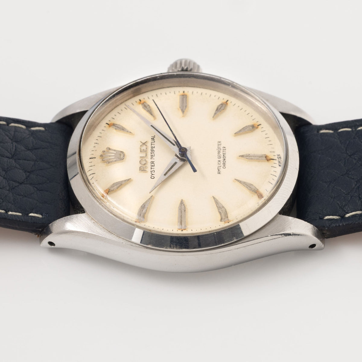 Rolex Oyster Perpetual 6564 Cream Dial Amtlich Geprüfter Chronometer