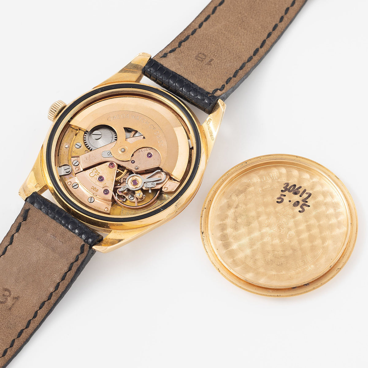 Omega Seamaster Dresswatch in 18k Rose Gold Diamond Markers for Sheikh Bin Salman of Bahrein ref. 166010 62