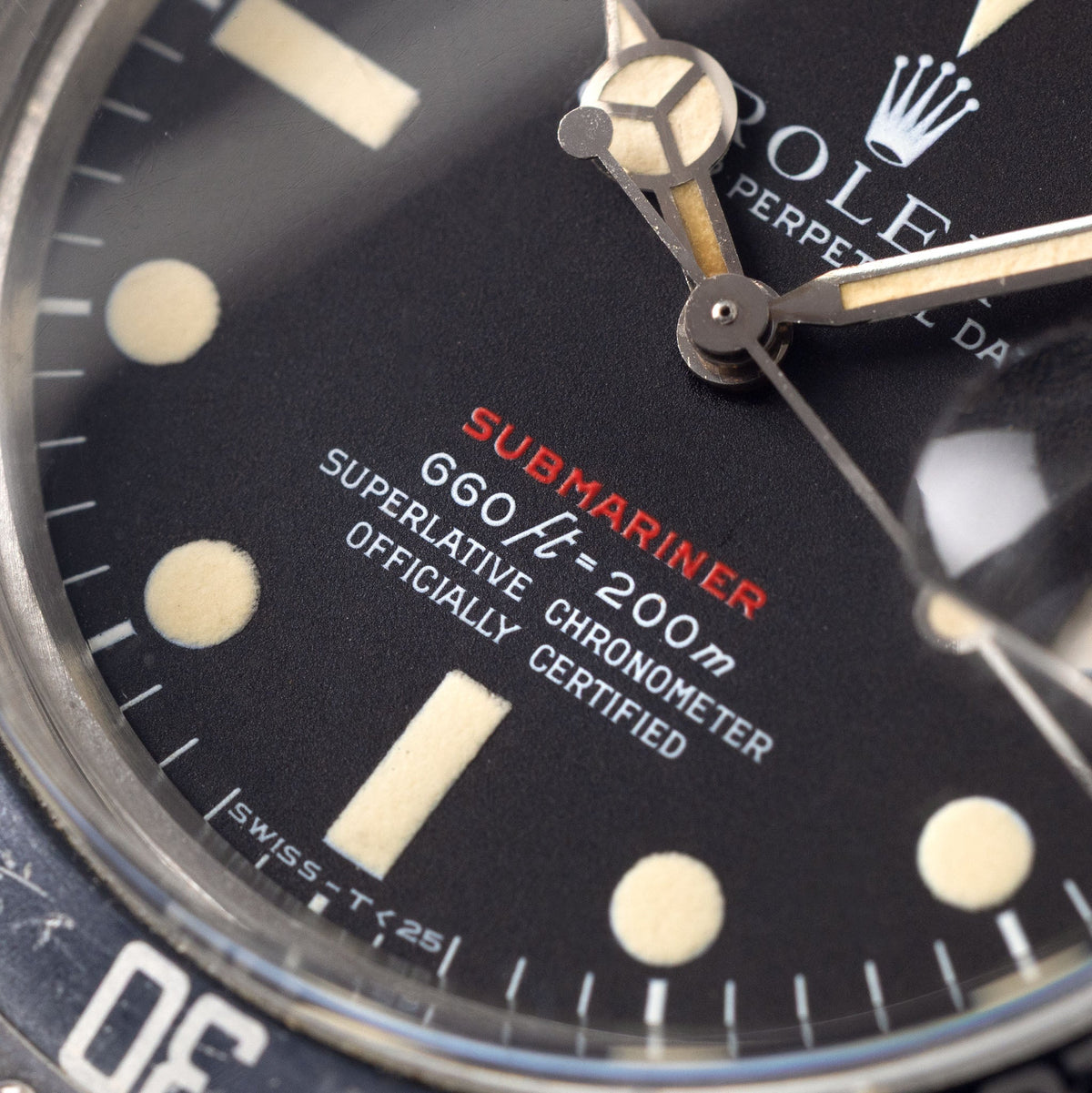 Rolex Submariner mk4 red Dial ref 1680